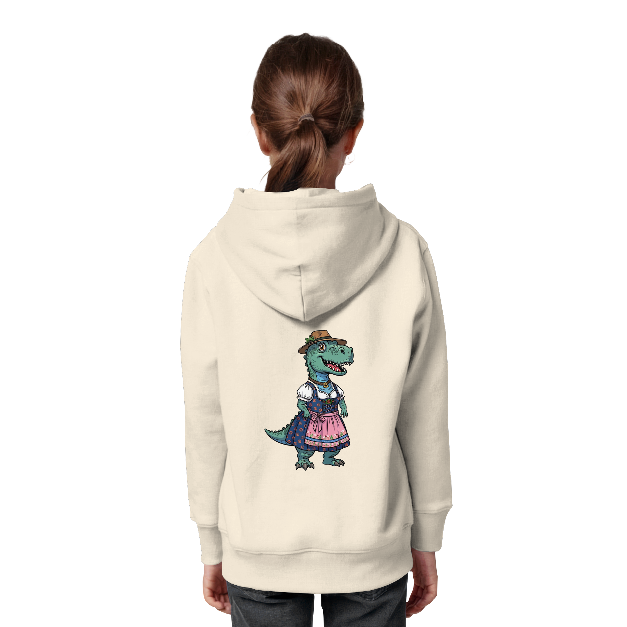 Kids Hoodie - Dino Mädel