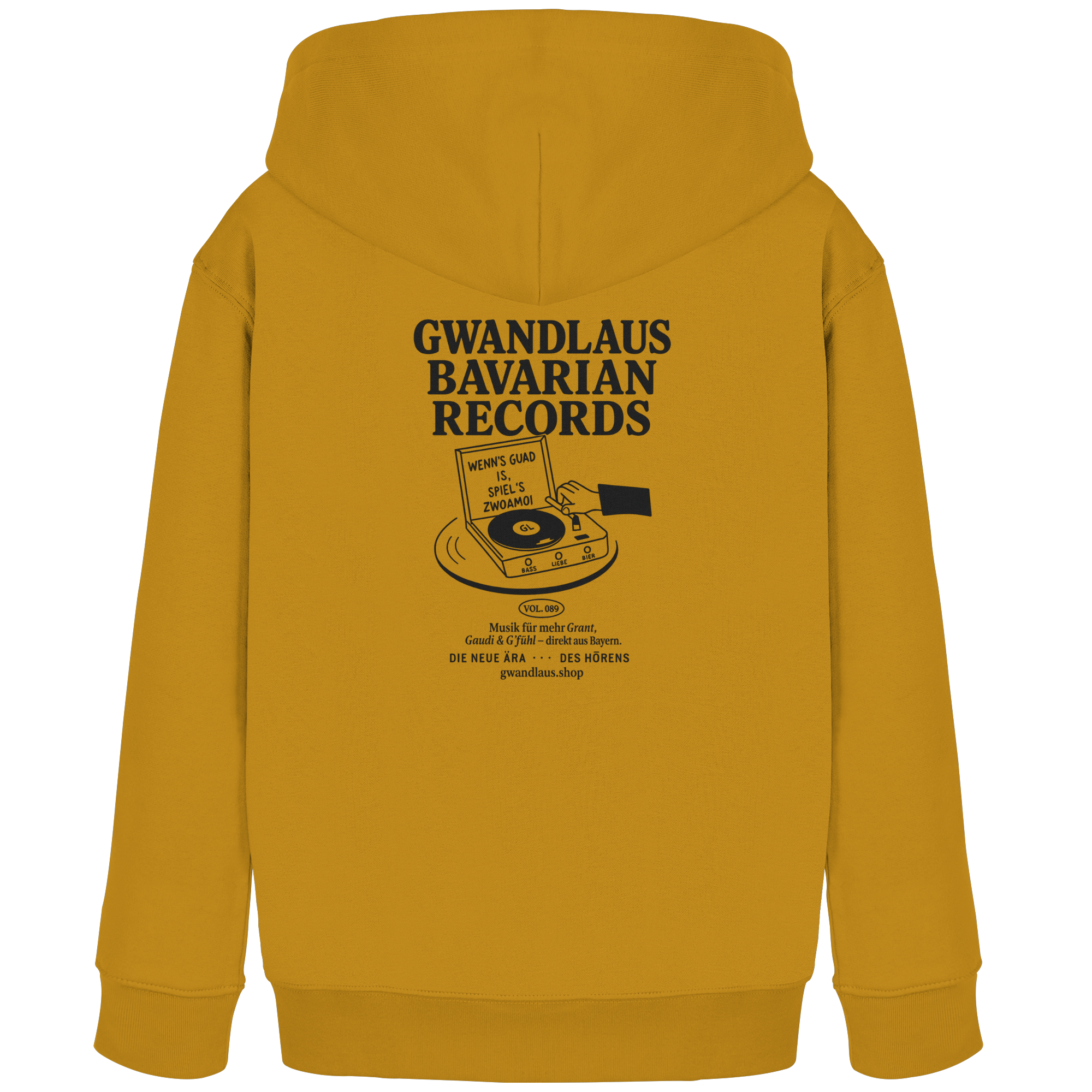 Kids Organic Hoodie - Bavarian Records
