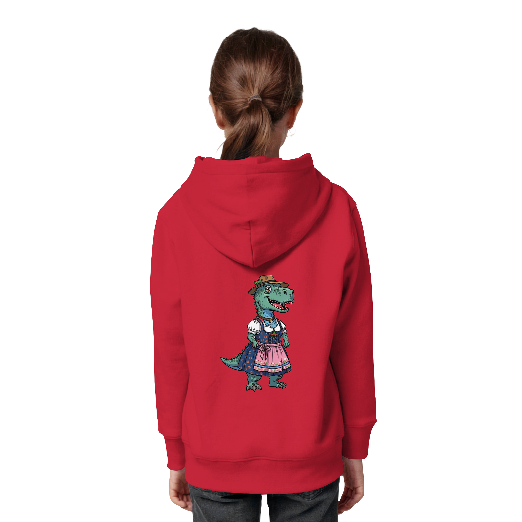 Kids Hoodie - Dino Mädel