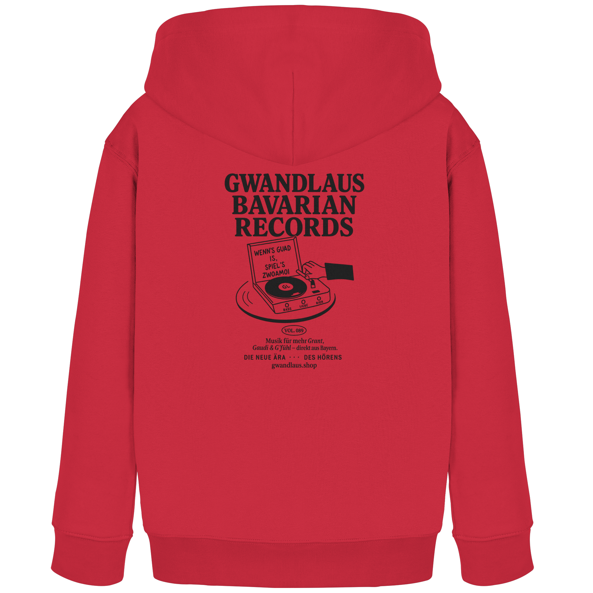 Kids Organic Hoodie - Bavarian Records