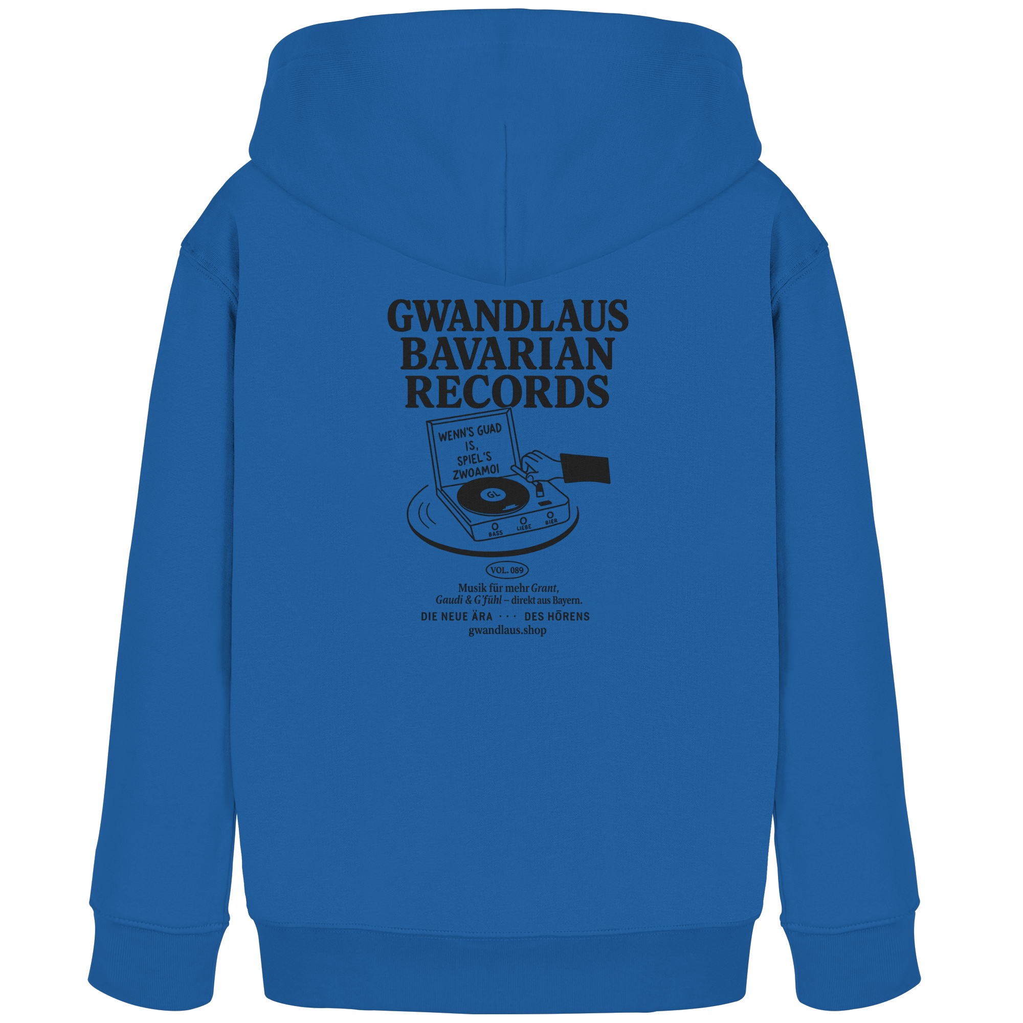 Kids Organic Hoodie - Bavarian Records
