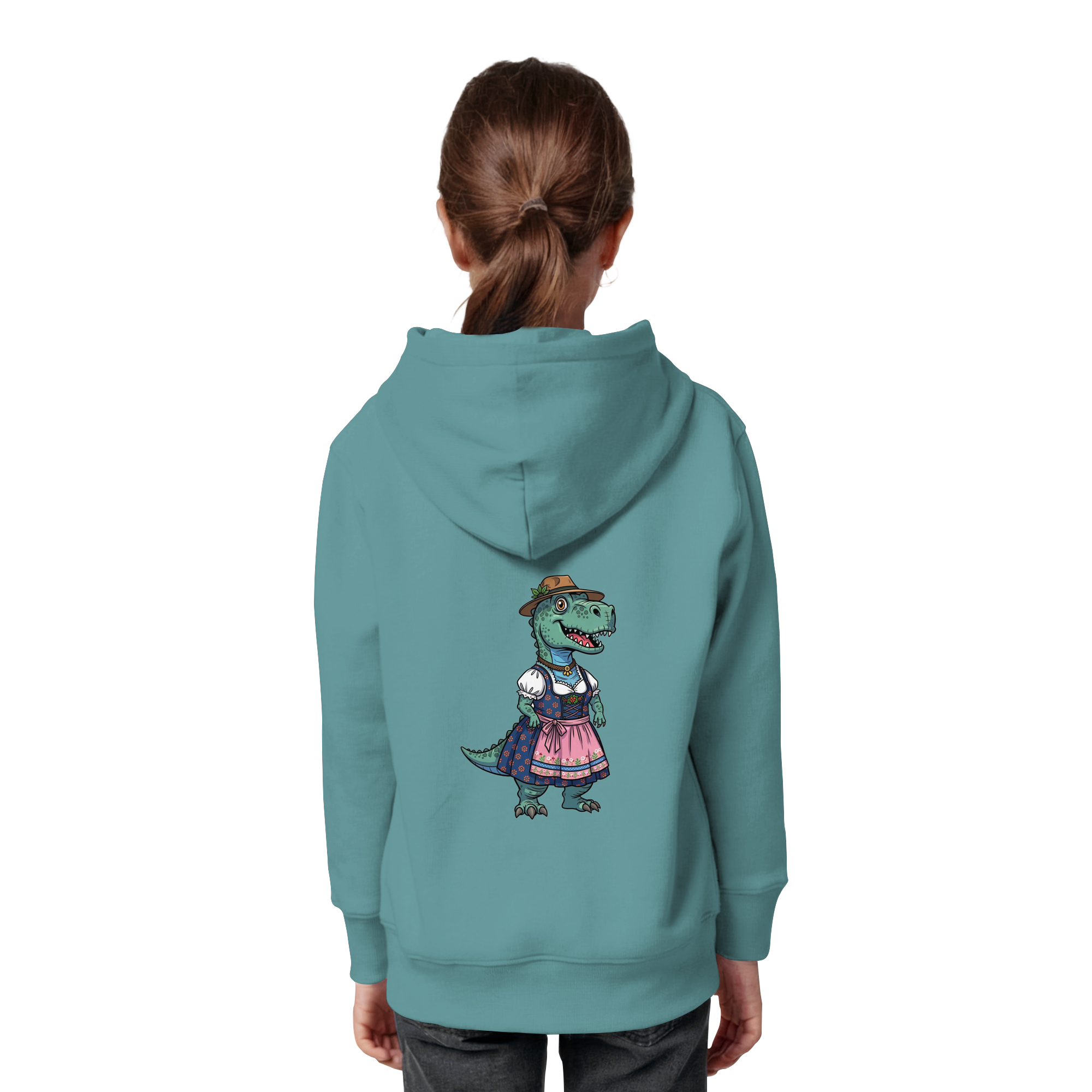 Kids Hoodie - Dino Mädel