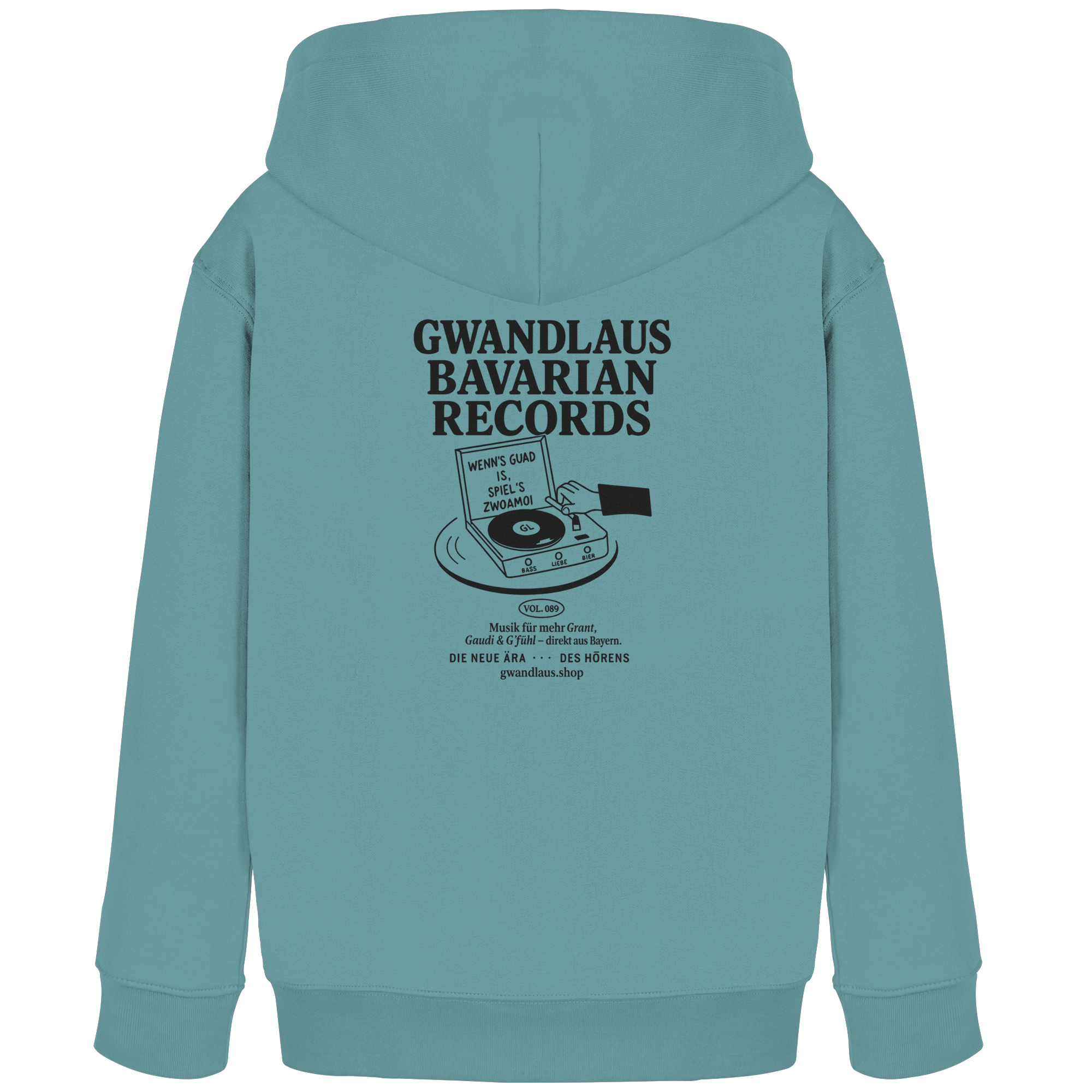 Kids Organic Hoodie - Bavarian Records