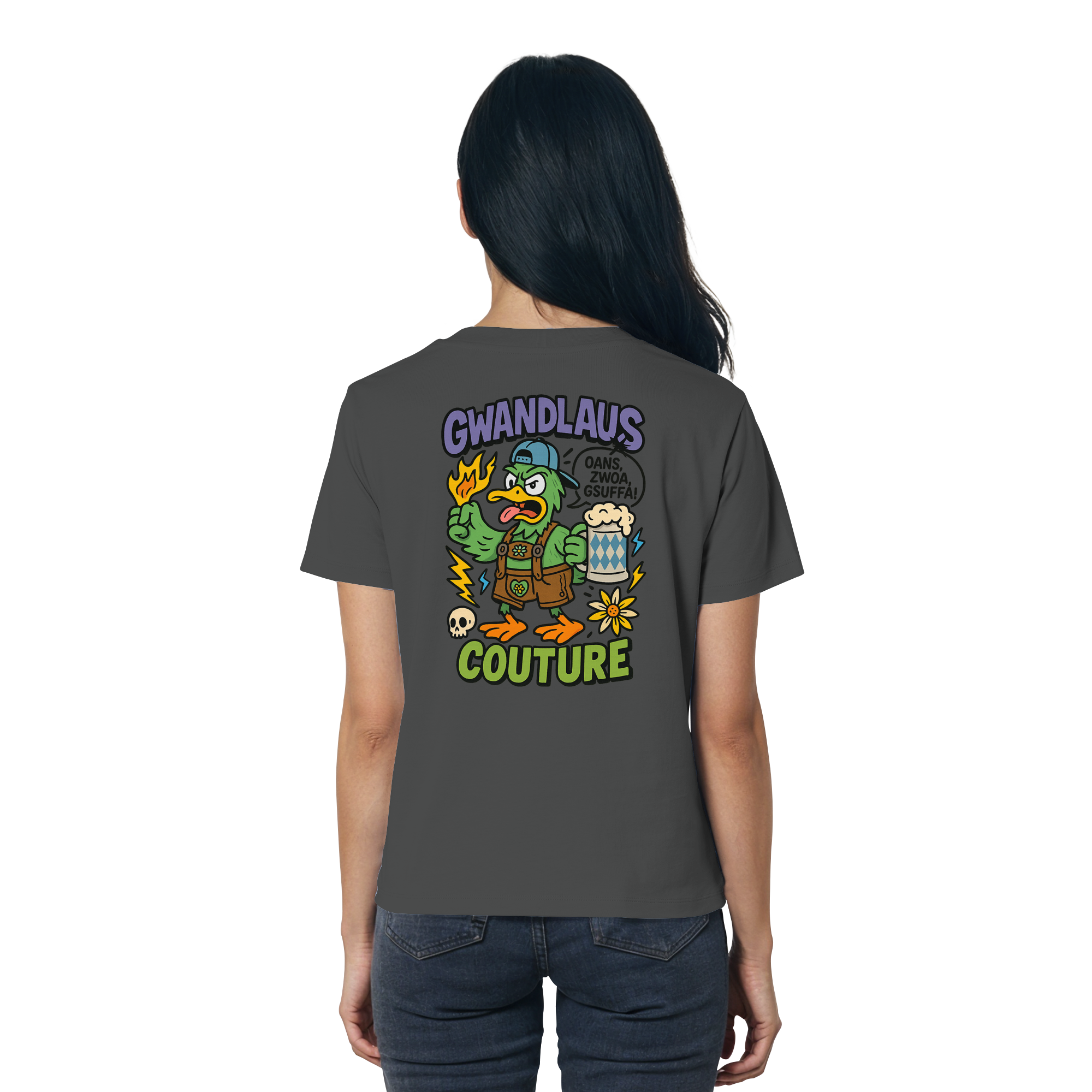 Ente süßsauer - Ladies Organic Shirt