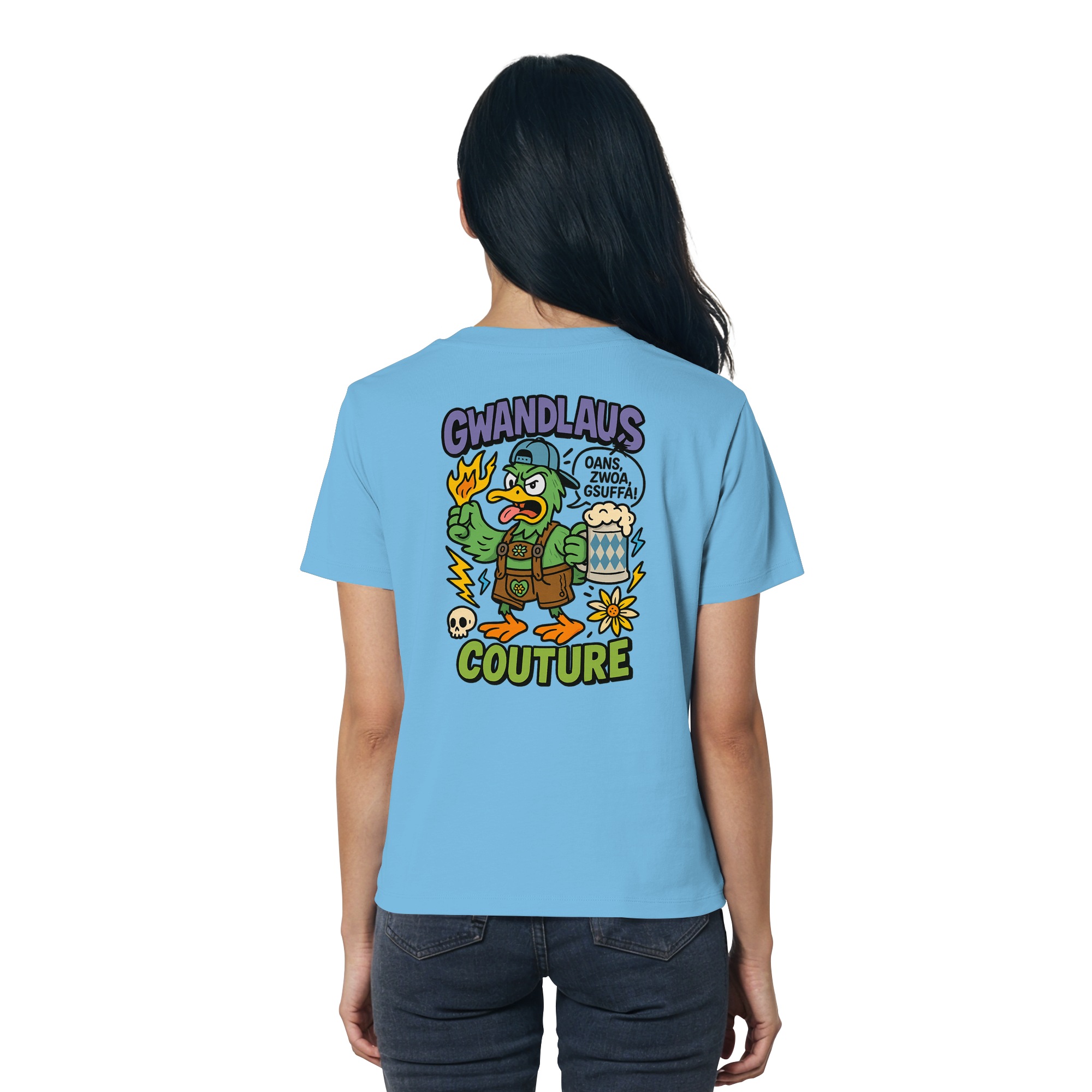 Ente süßsauer - Ladies Organic Shirt