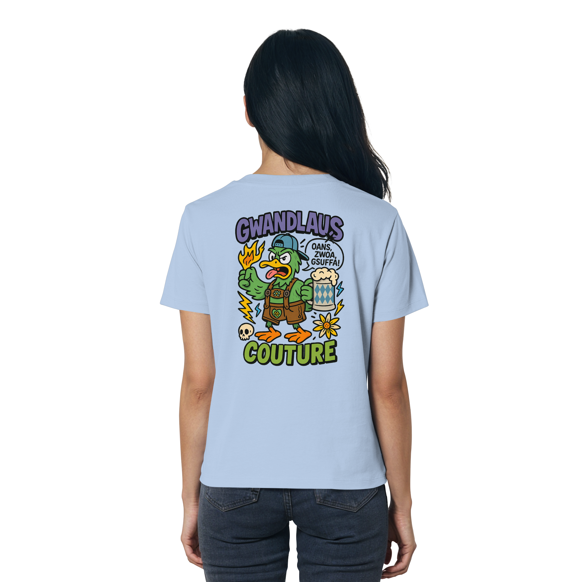 Ente süßsauer - Ladies Organic Shirt