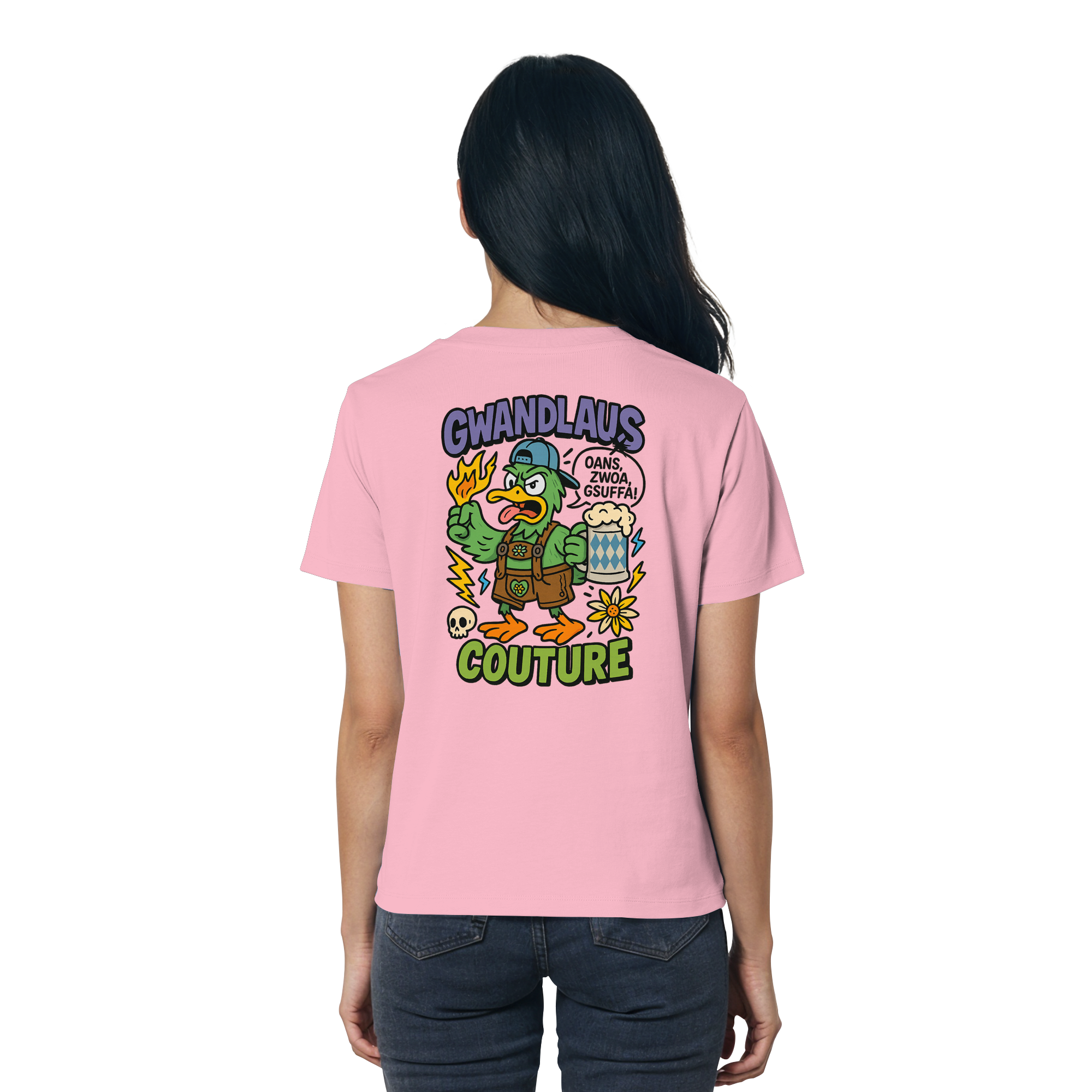 Ente süßsauer - Ladies Organic Shirt