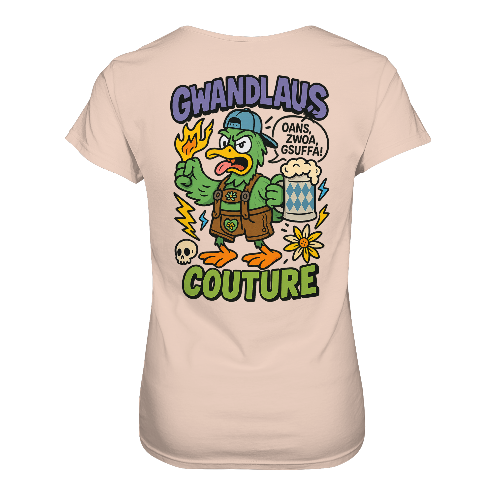 Ente süßsauer - Ladies Organic Shirt