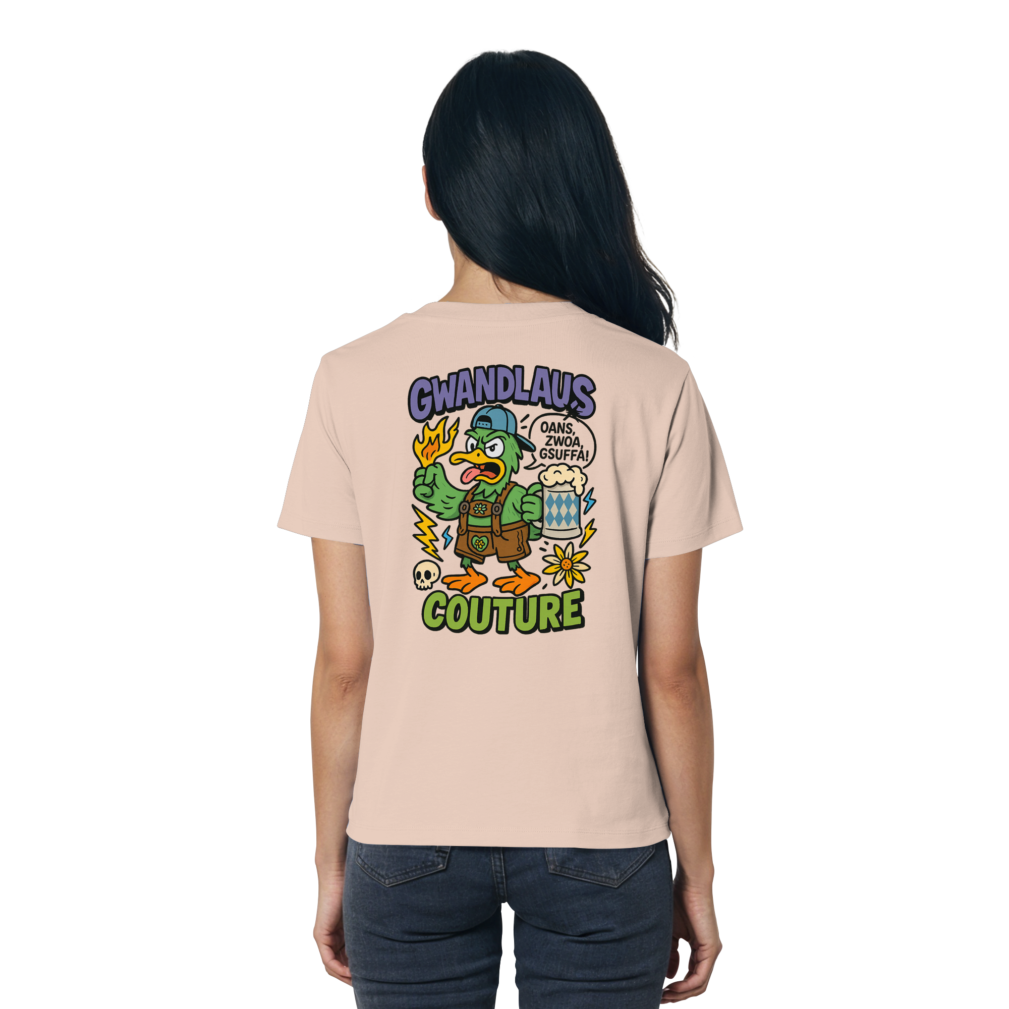 Ente süßsauer - Ladies Organic Shirt