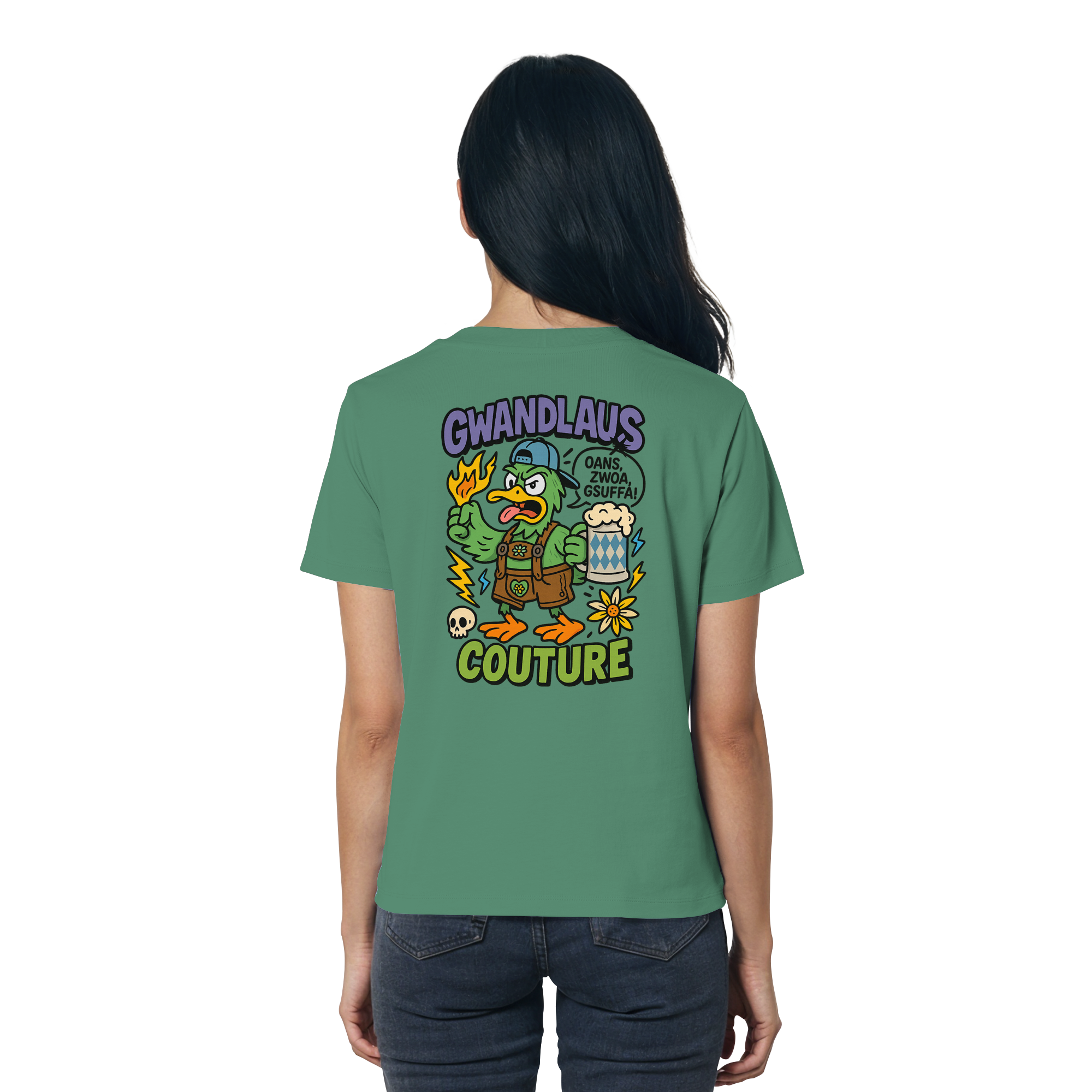 Ente süßsauer - Ladies Organic Shirt