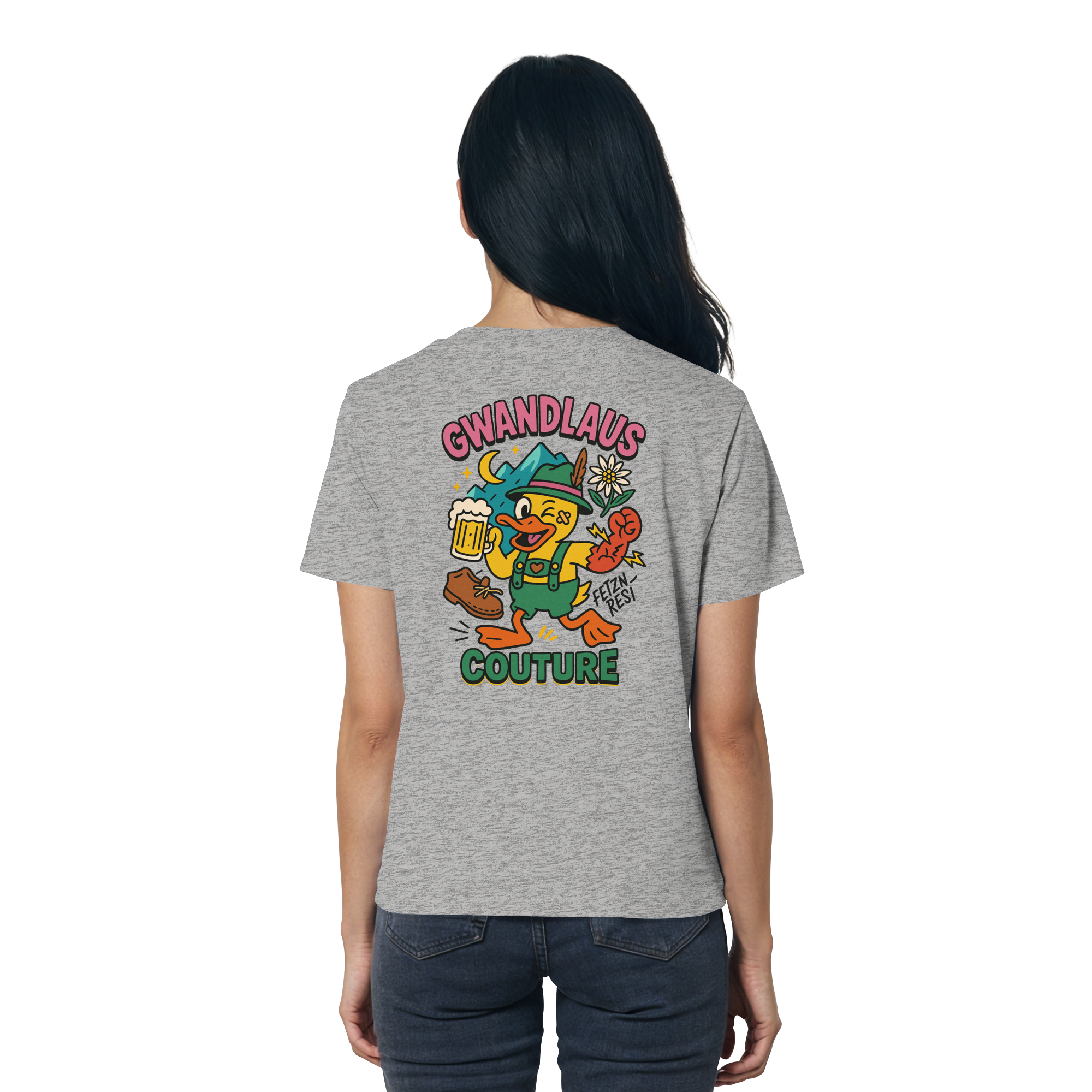 Crazy Duck - Ladies Organic Shirt