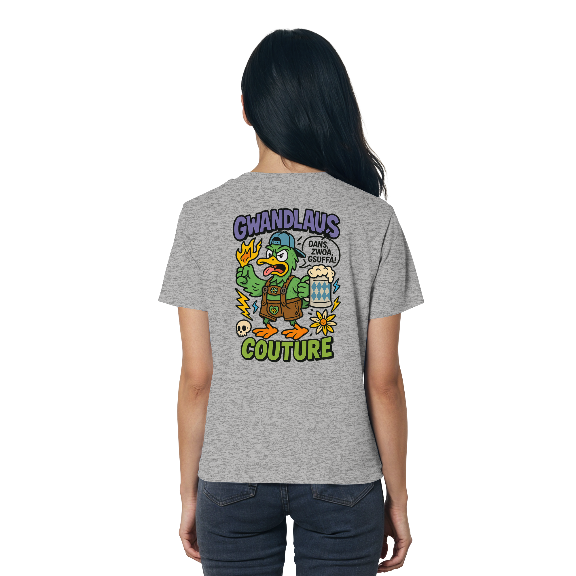 Ente süßsauer - Ladies Organic Shirt