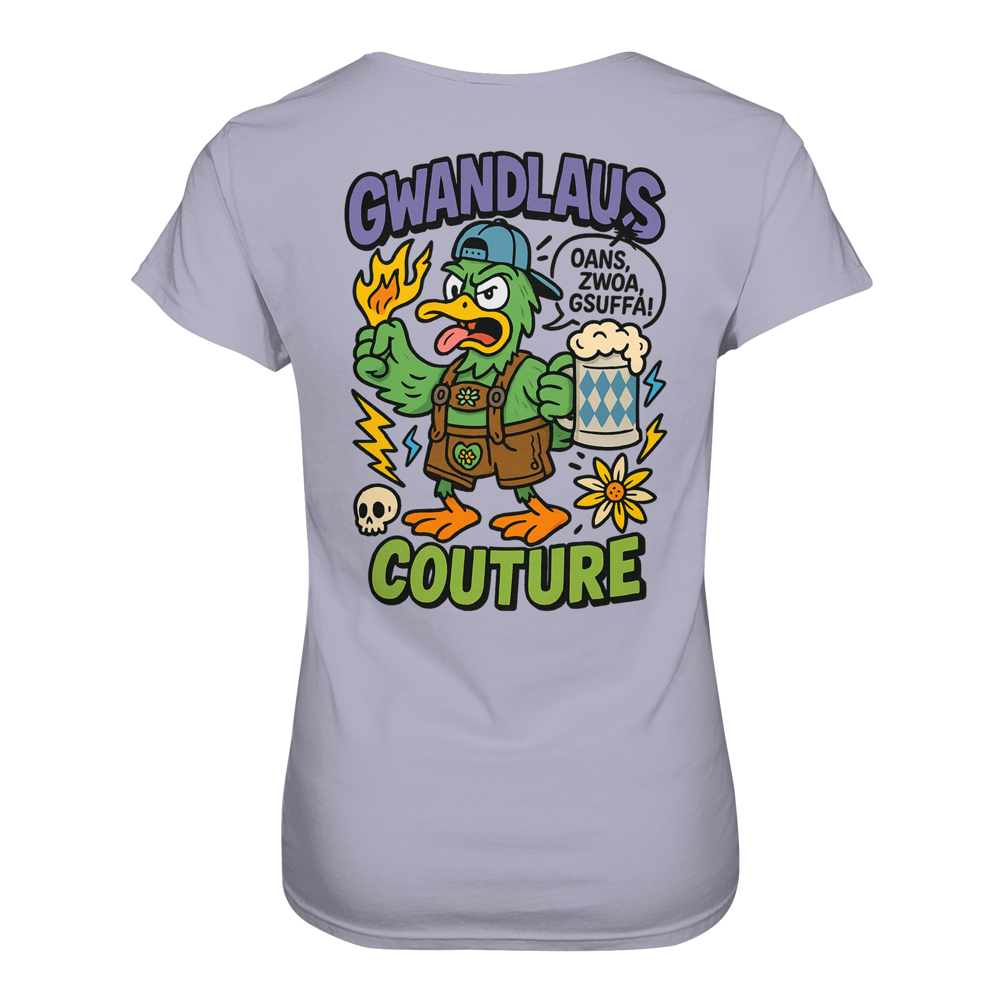 Ente süßsauer - Ladies Organic Shirt