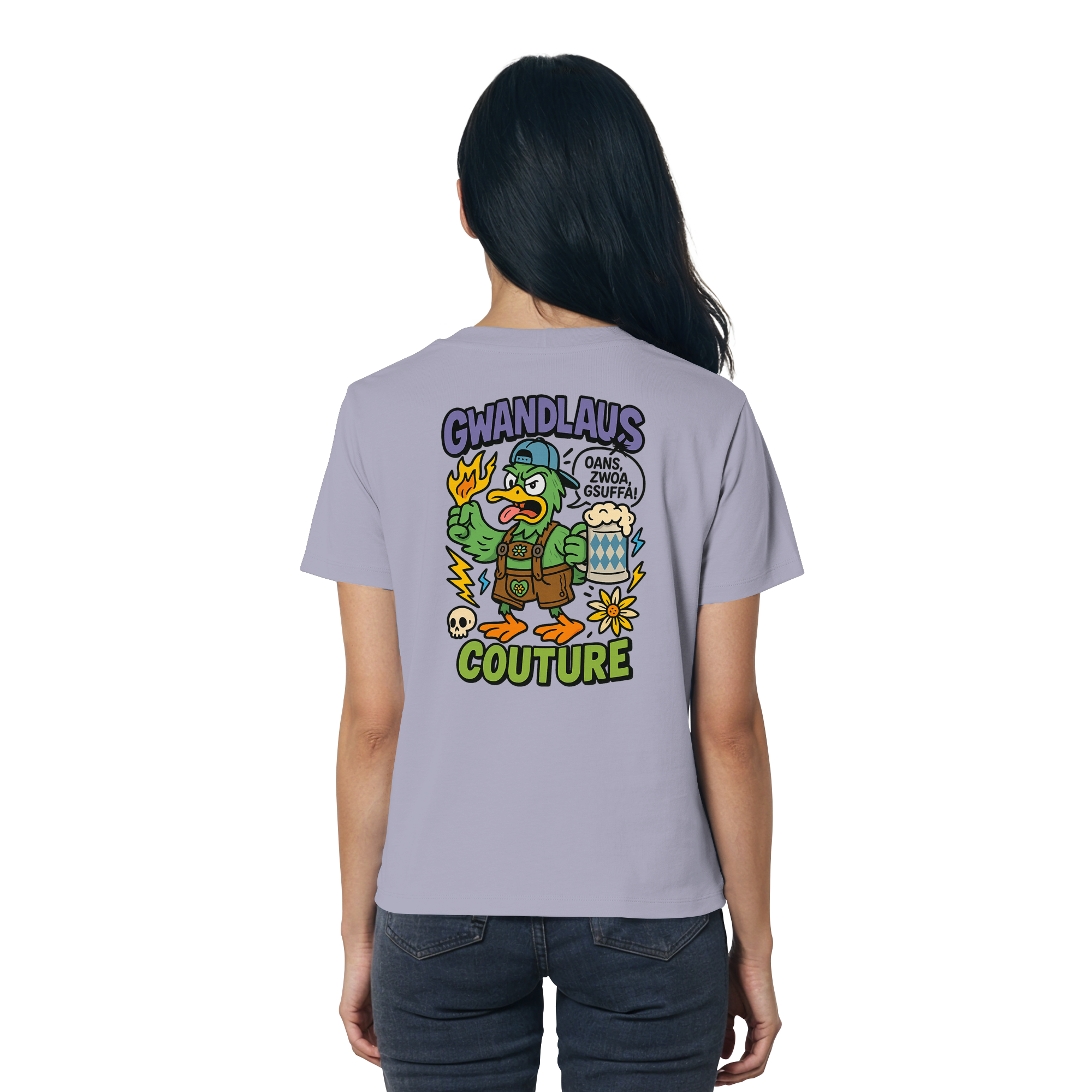 Ente süßsauer - Ladies Organic Shirt