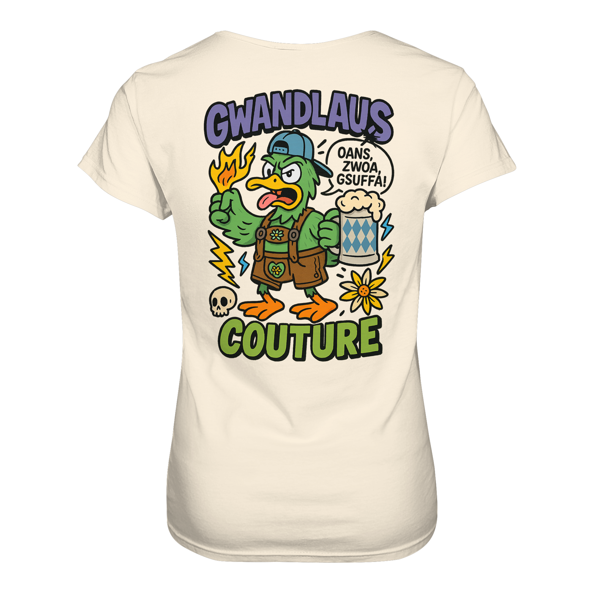 Ente süßsauer - Ladies Organic Shirt