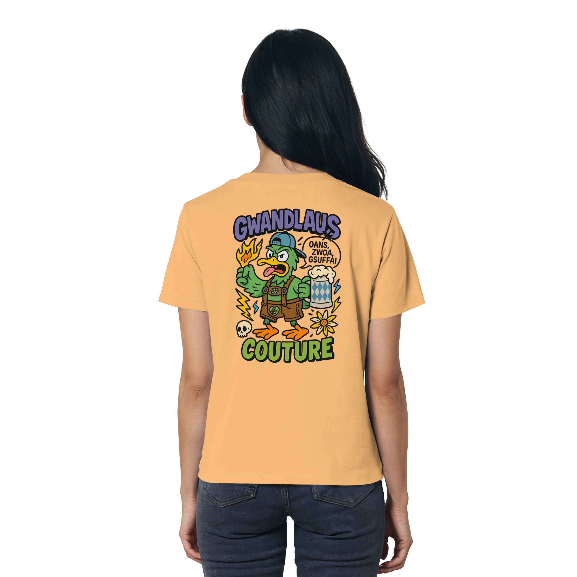 Ente süßsauer - Ladies Organic Shirt