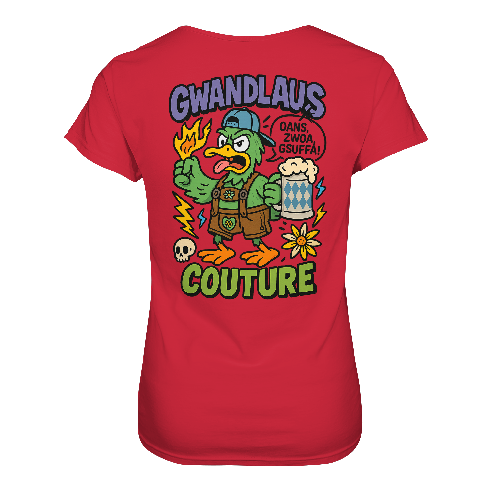 Ente süßsauer - Ladies Organic Shirt