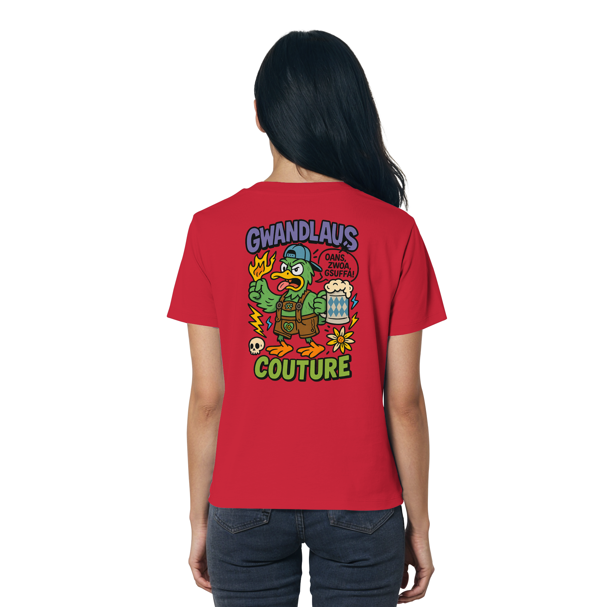 Ente süßsauer - Ladies Organic Shirt