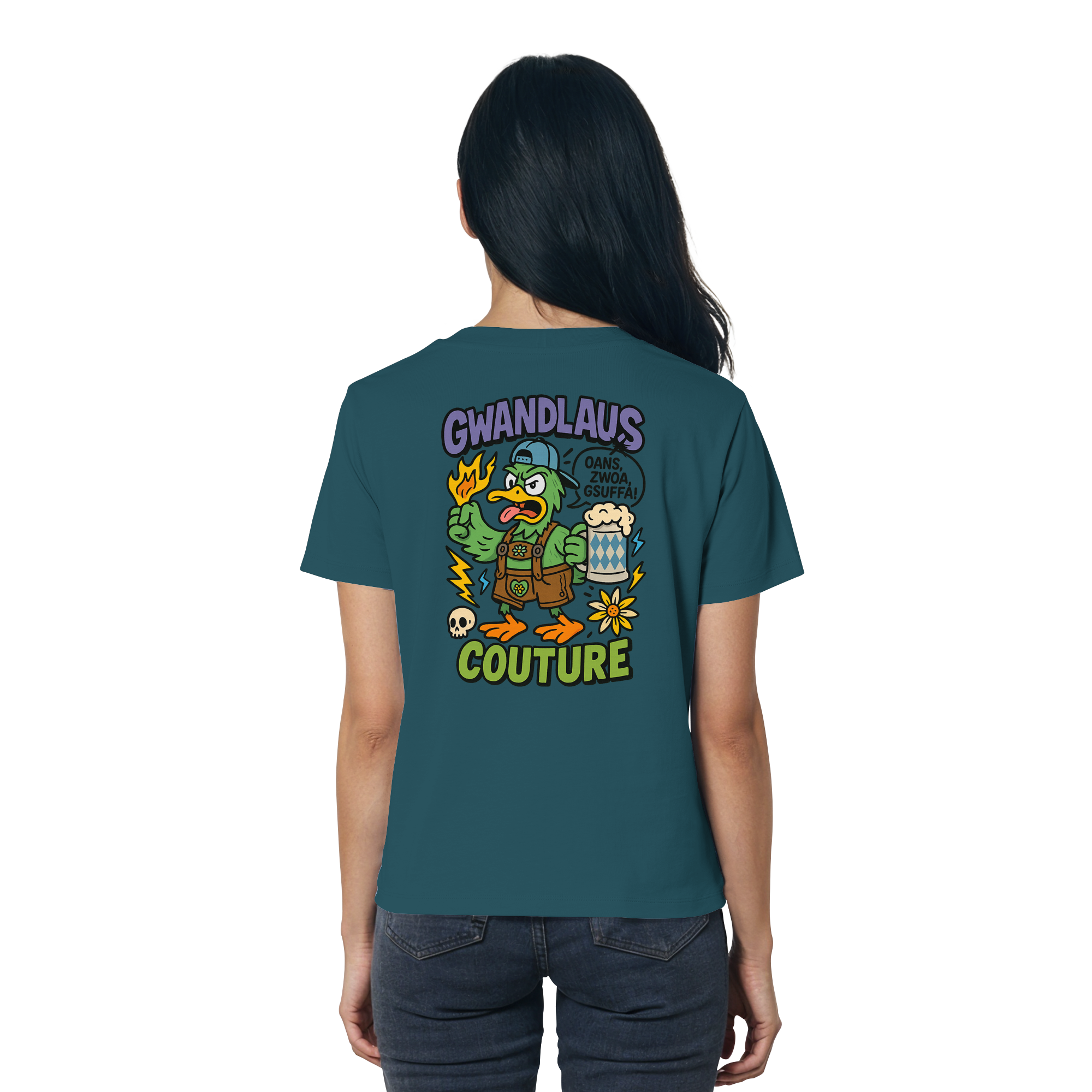 Ente süßsauer - Ladies Organic Shirt