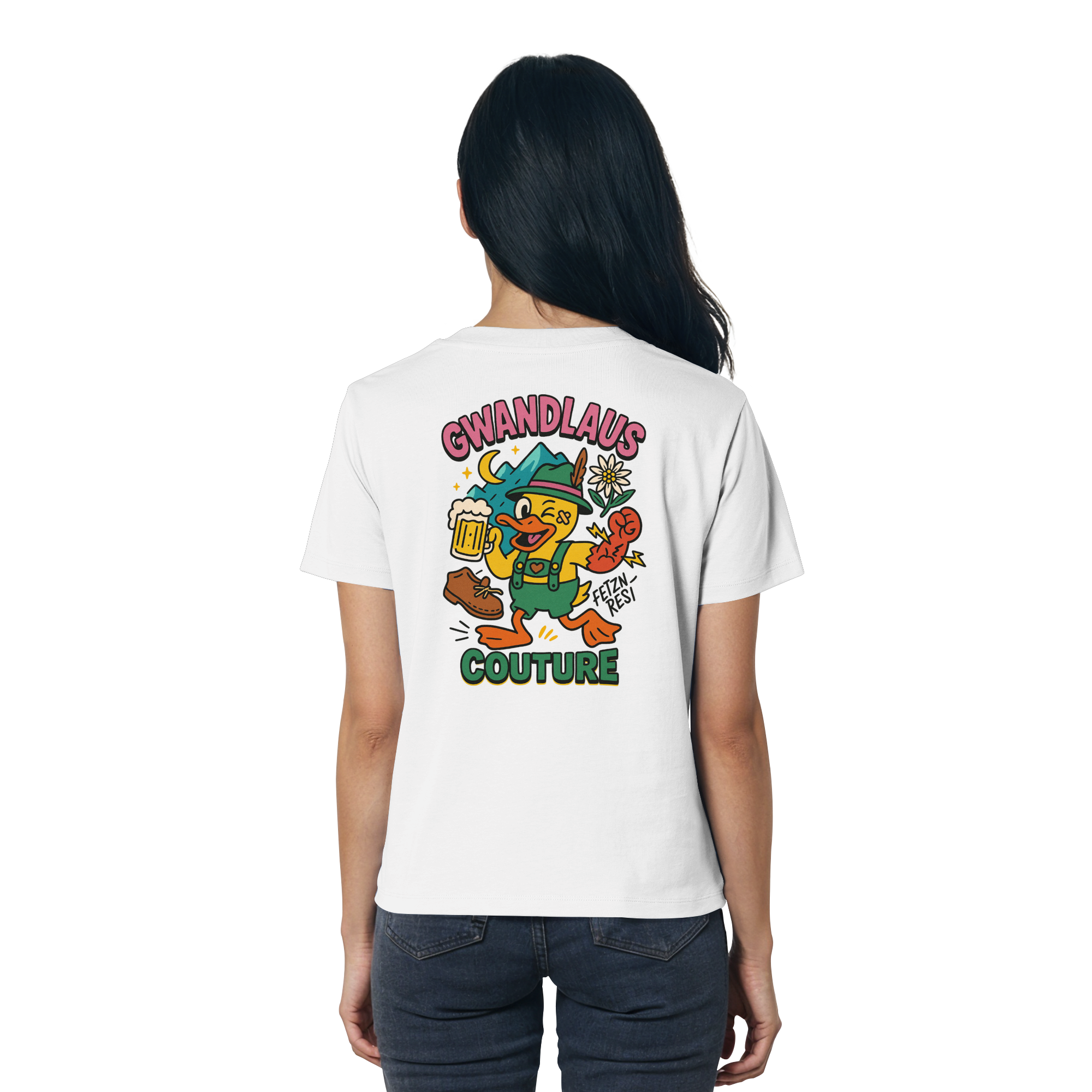 Crazy Duck - Ladies Organic Shirt