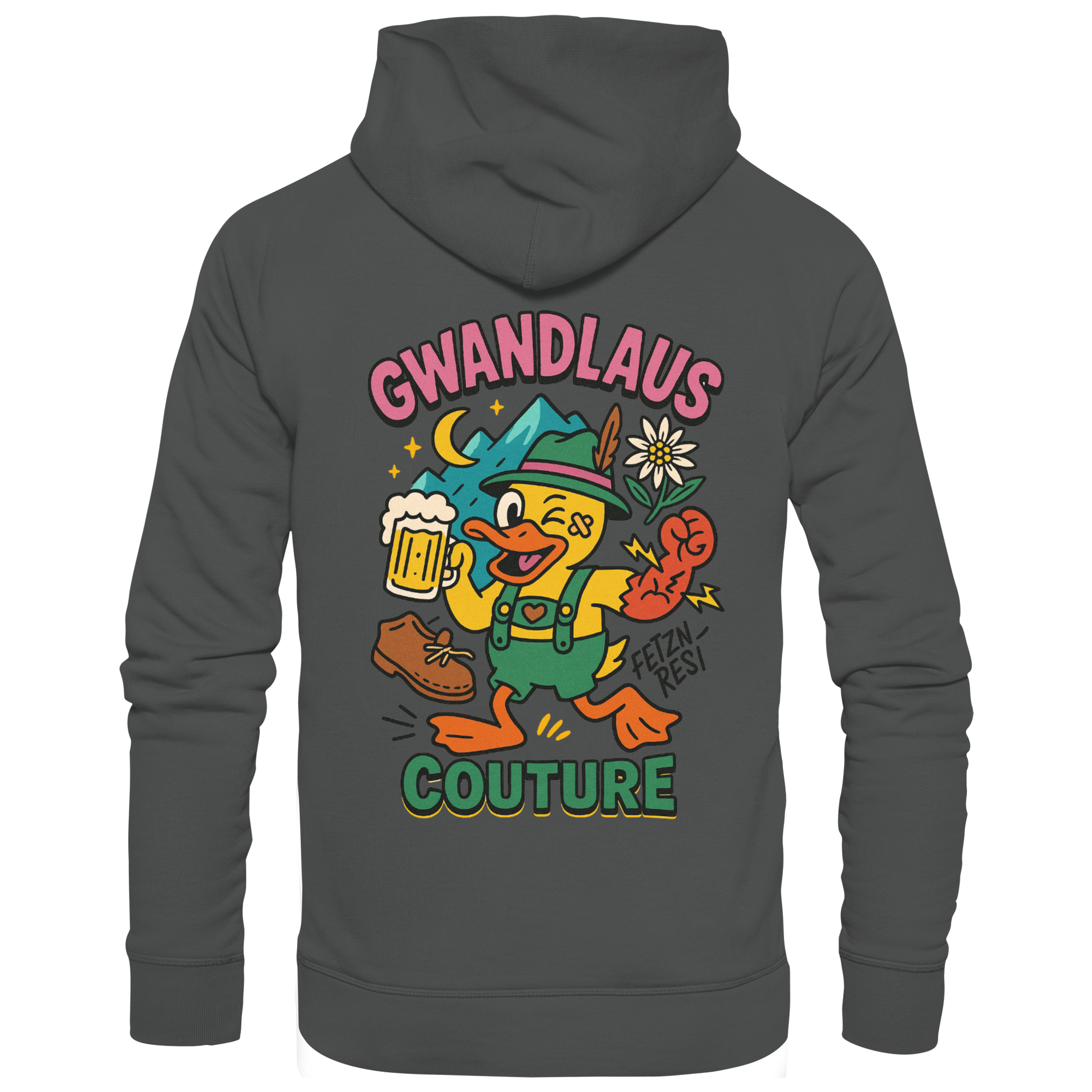 Crazy Duck - Organic Basic Hoodie