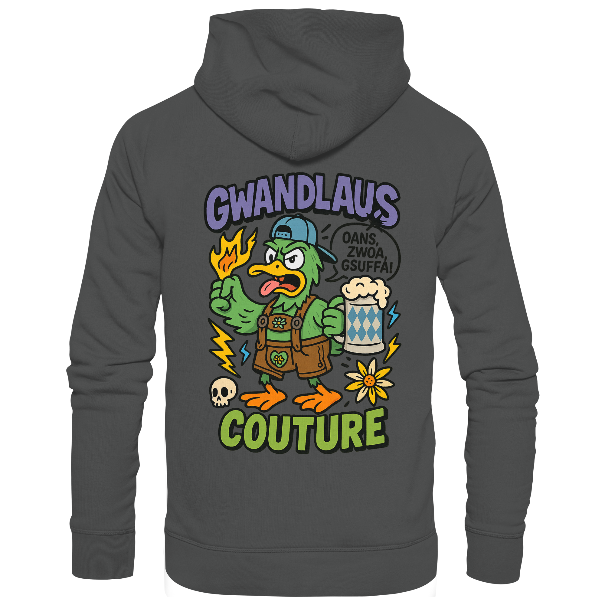 Ente süßsauer - Organic Basic Hoodie