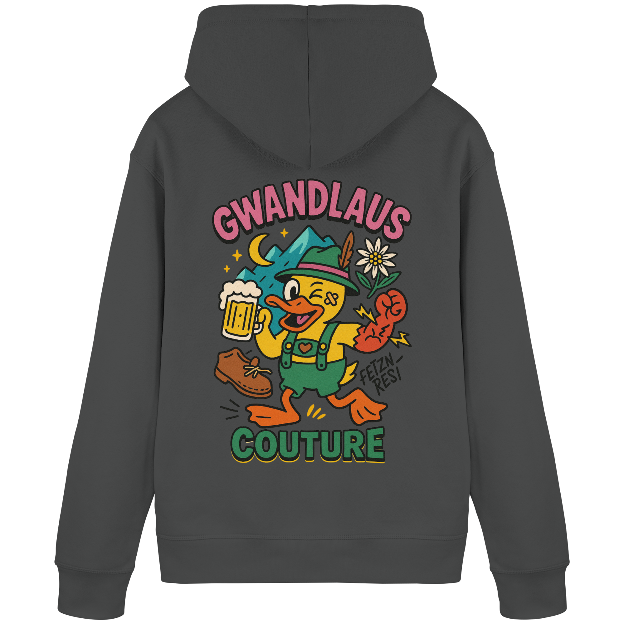 Crazy Duck - Organic Basic Hoodie