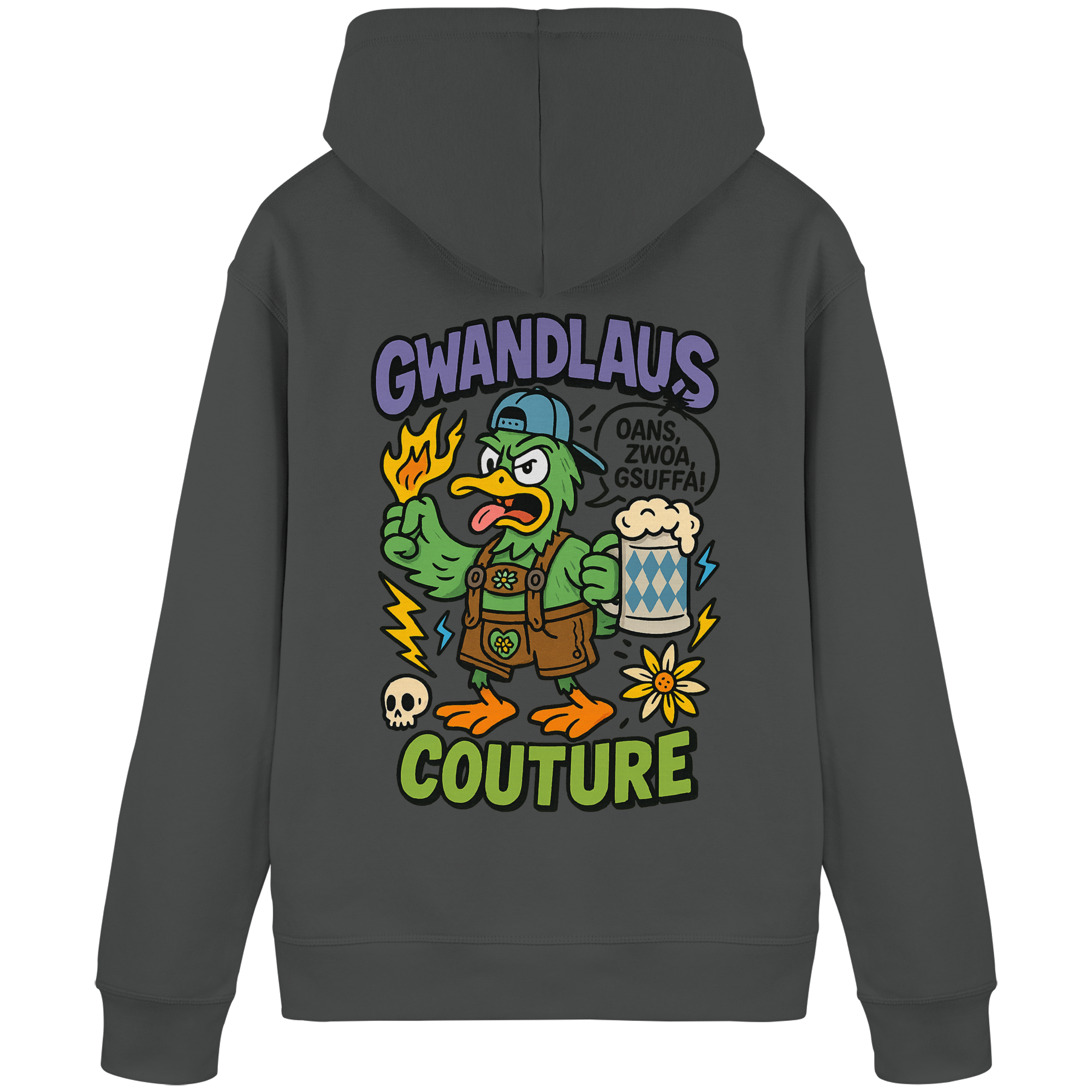 Ente süßsauer - Organic Basic Hoodie