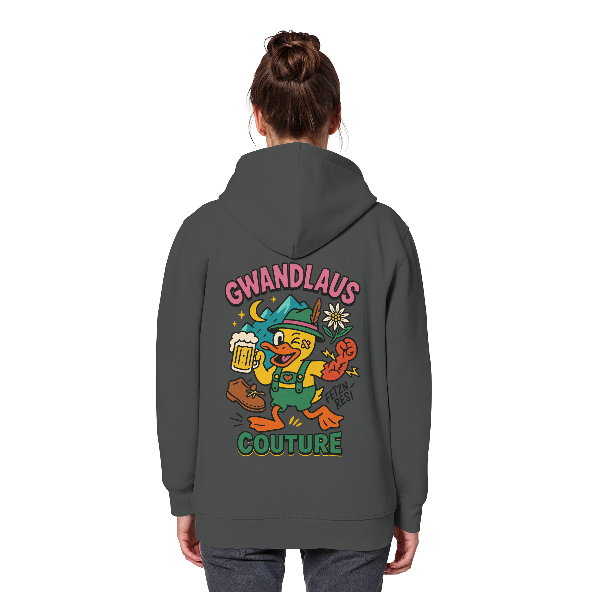 Crazy Duck - Organic Basic Hoodie