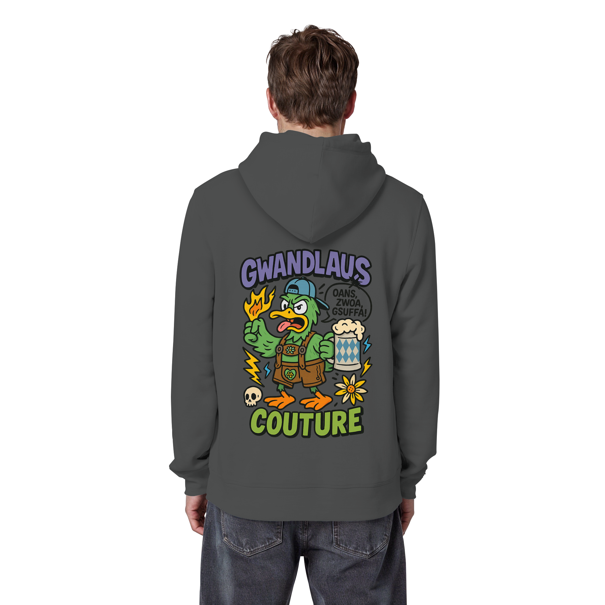 Ente süßsauer - Organic Basic Hoodie