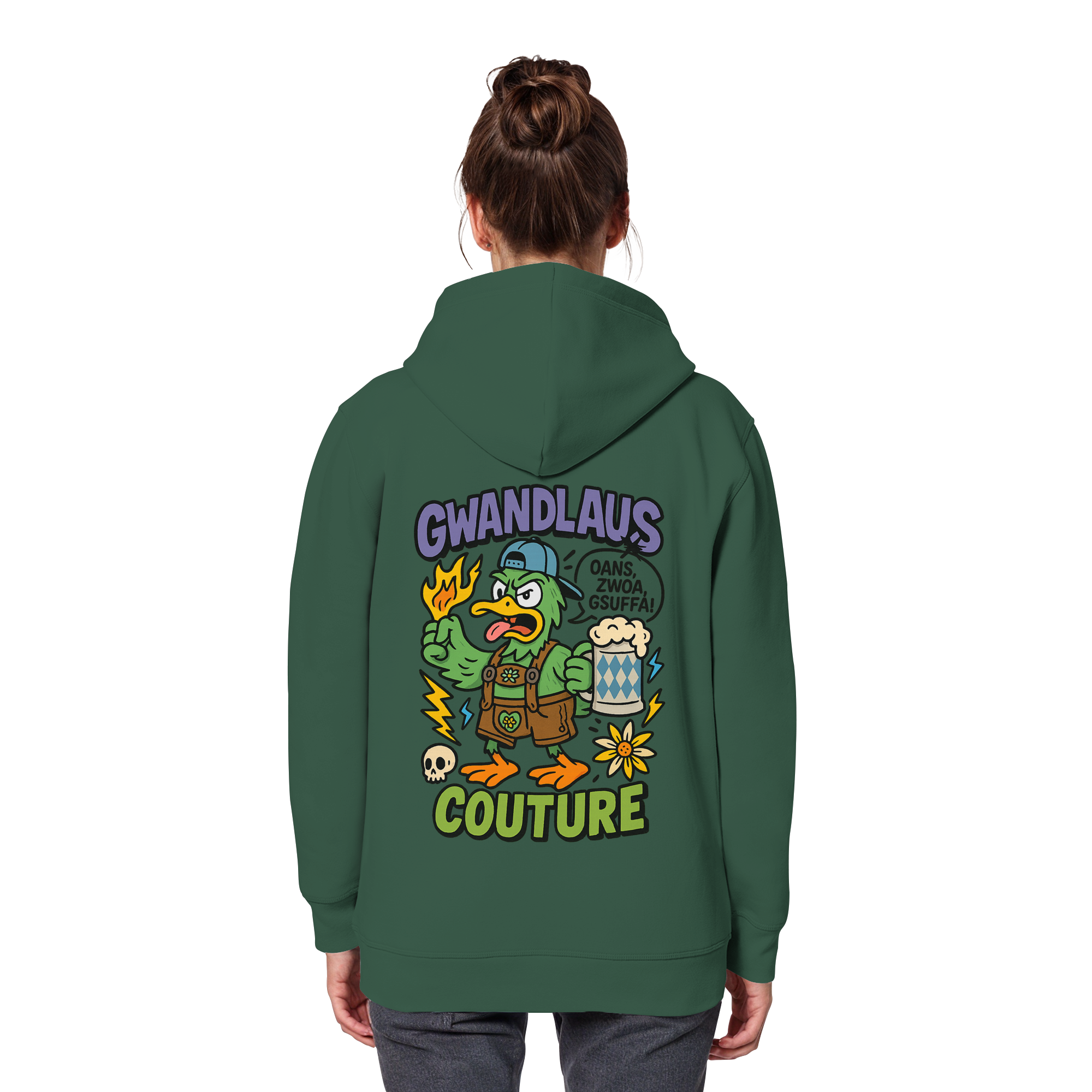 Ente süßsauer - Organic Basic Hoodie