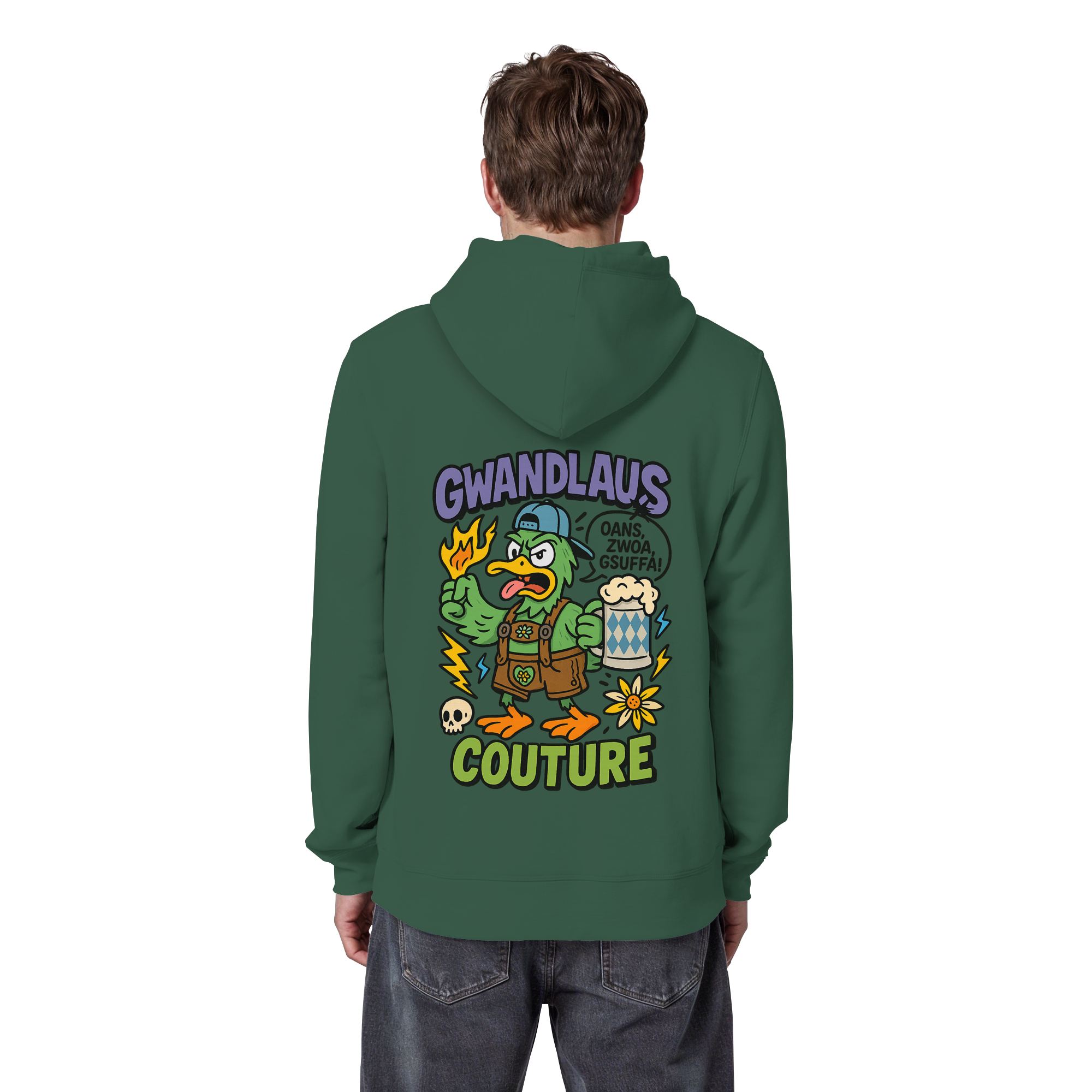 Ente süßsauer - Organic Basic Hoodie