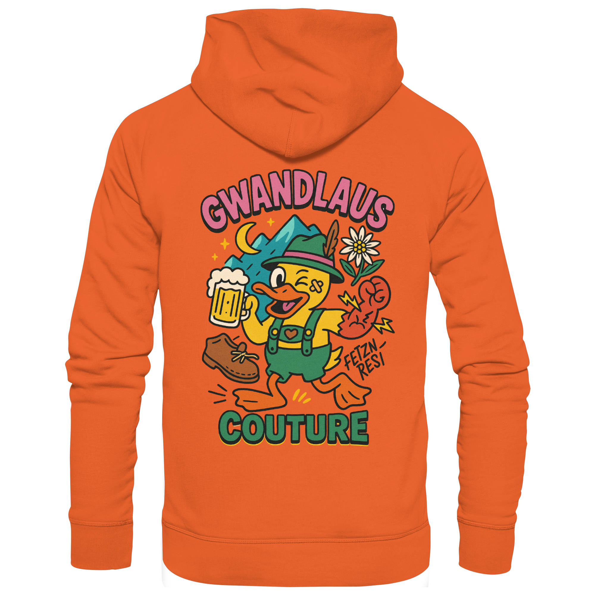 Crazy Duck - Organic Basic Hoodie