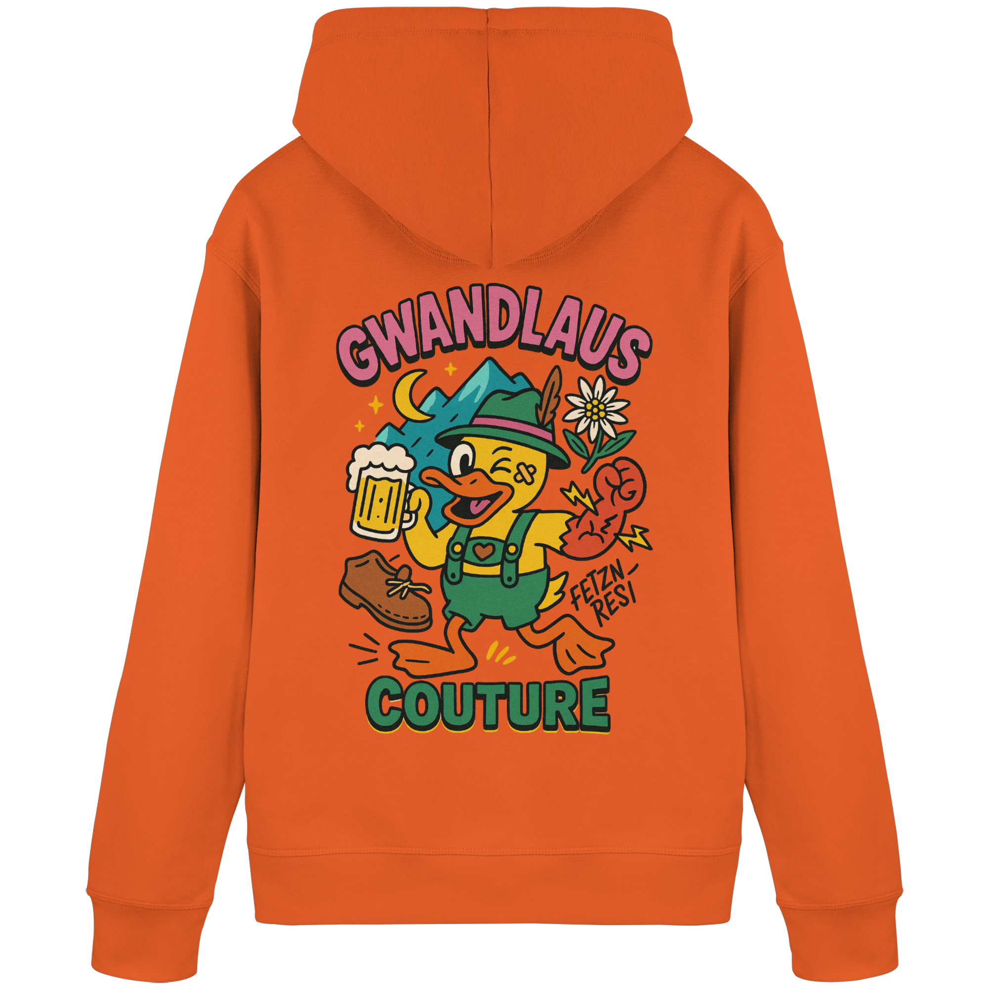 Crazy Duck - Organic Basic Hoodie