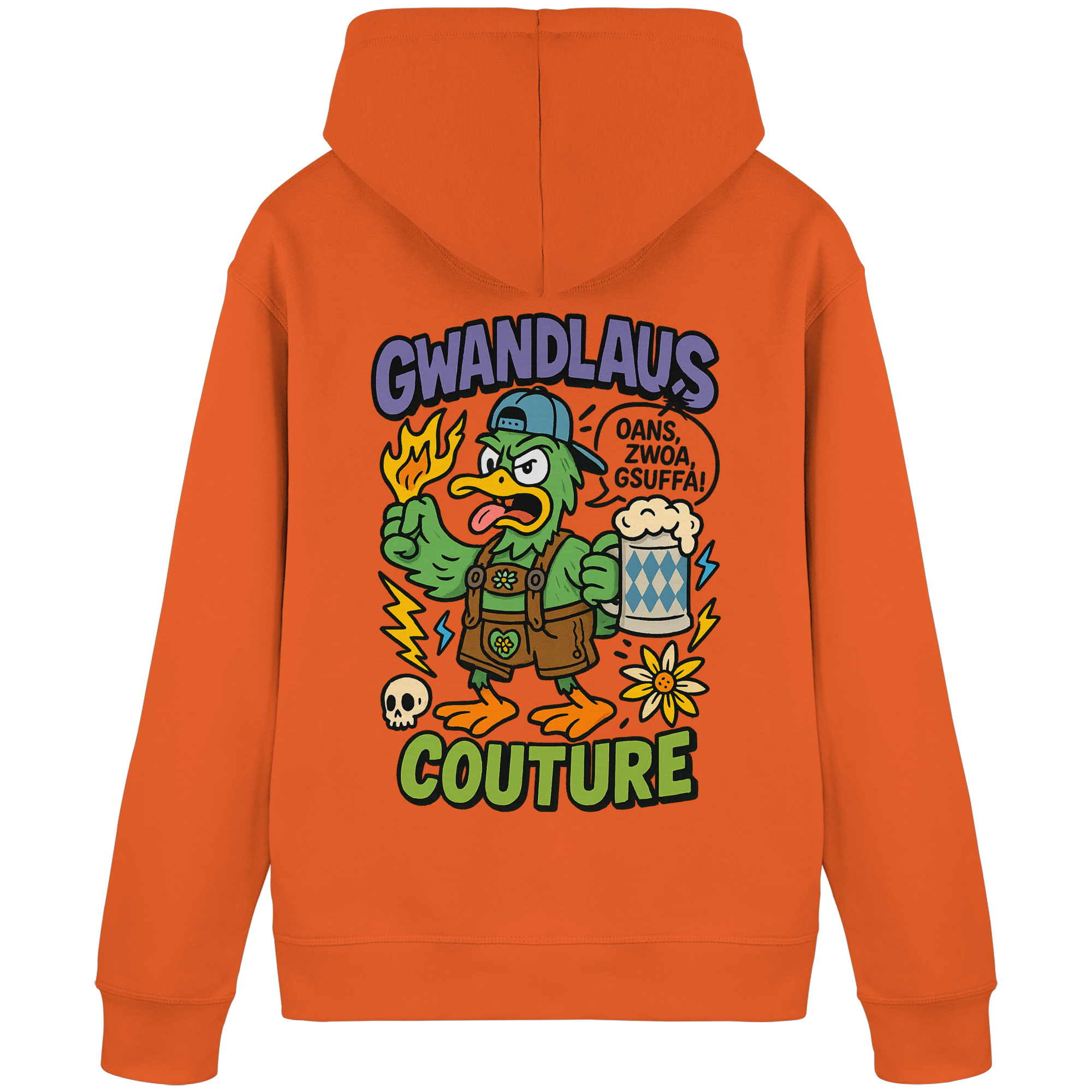 Ente süßsauer - Organic Basic Hoodie