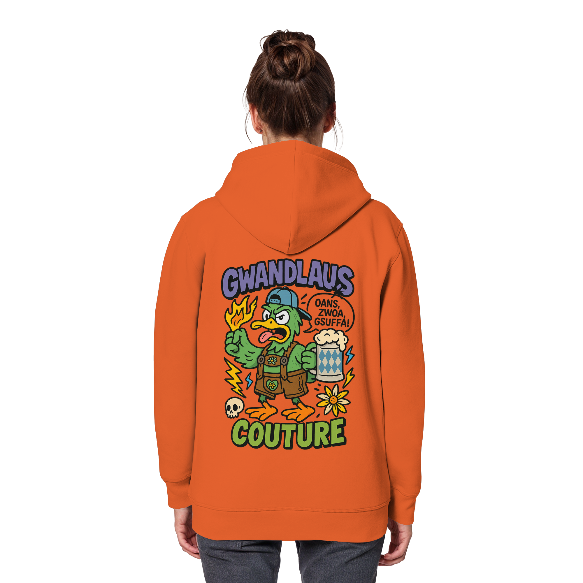 Ente süßsauer - Organic Basic Hoodie