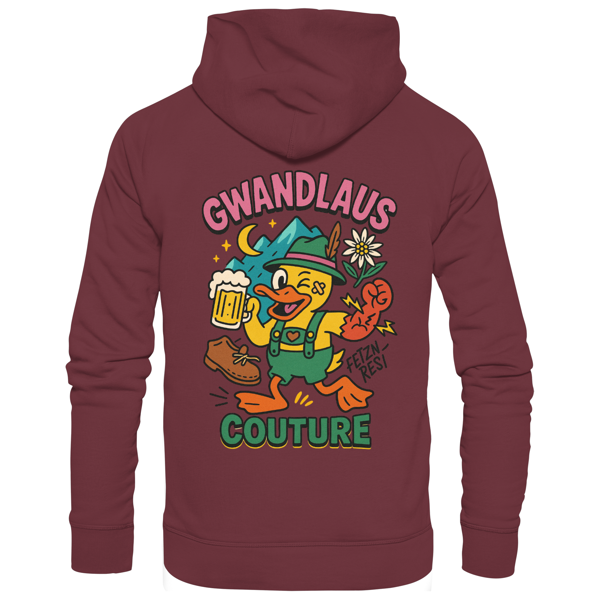 Crazy Duck - Organic Basic Hoodie