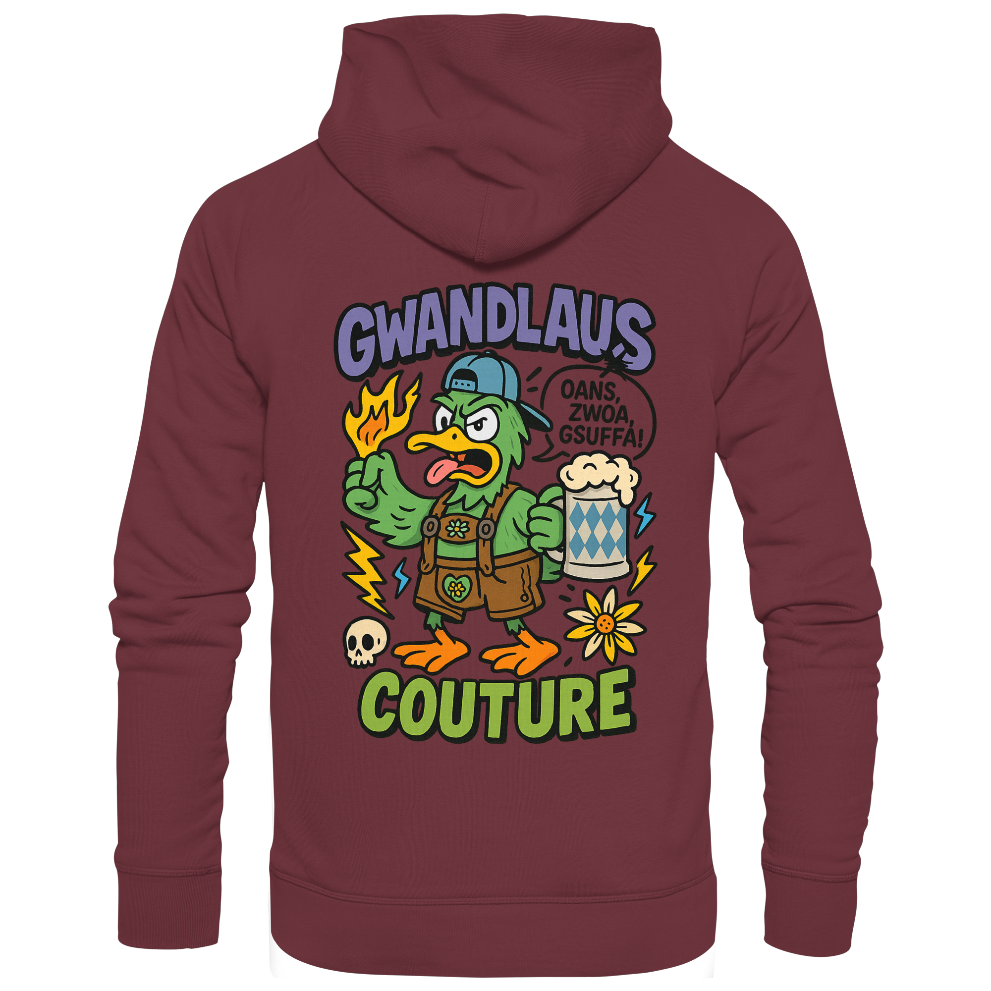 Ente süßsauer - Organic Basic Hoodie