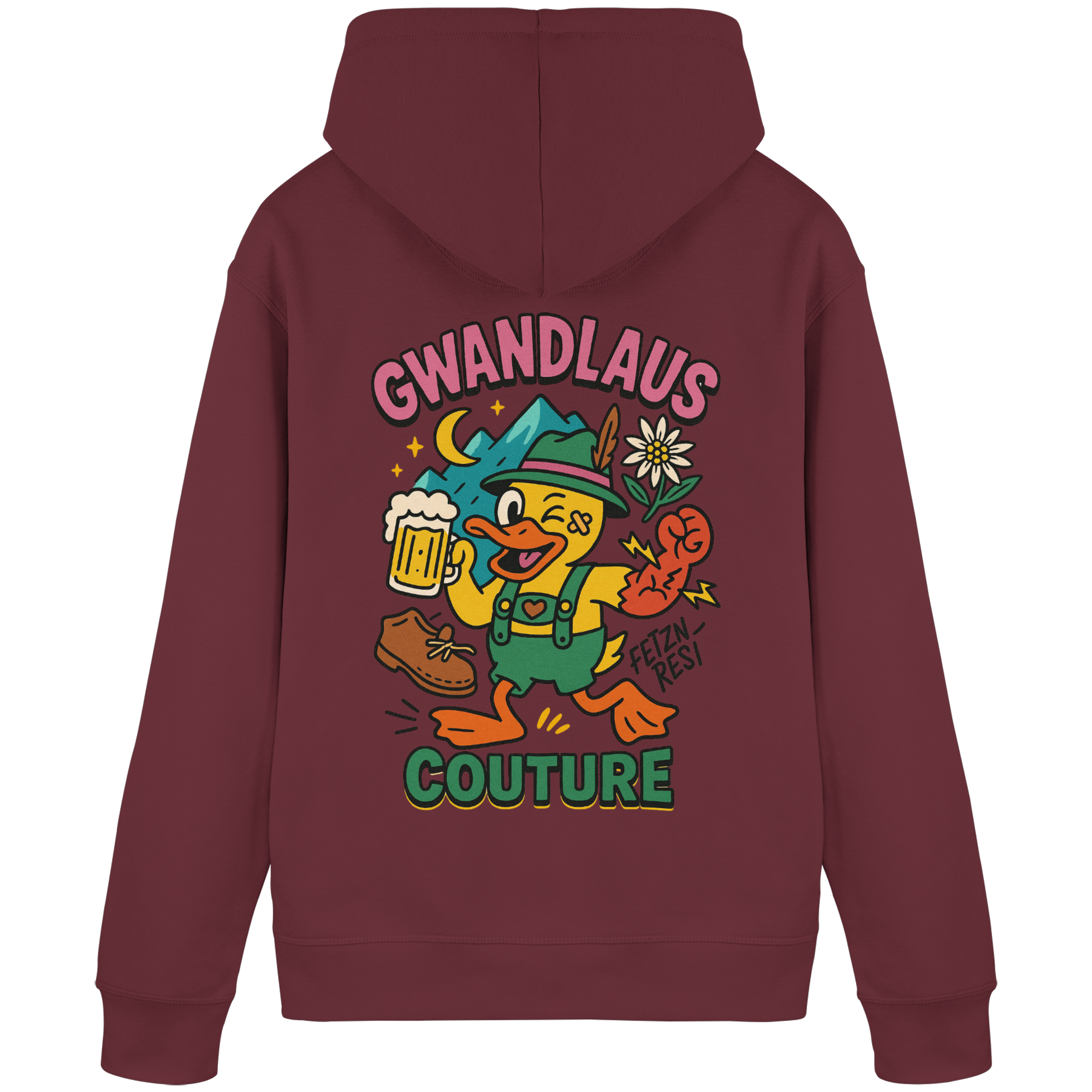 Crazy Duck - Organic Basic Hoodie