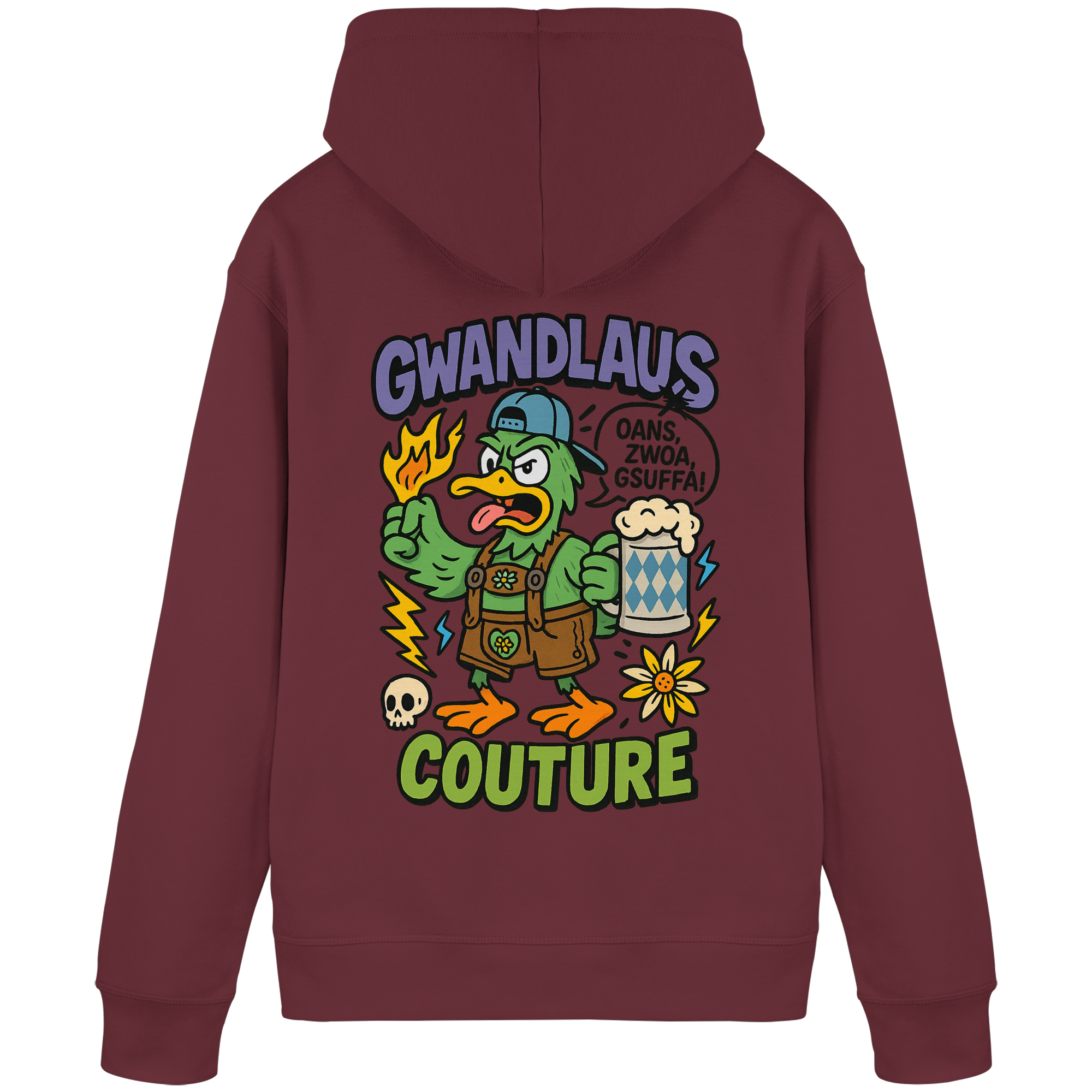 Ente süßsauer - Organic Basic Hoodie