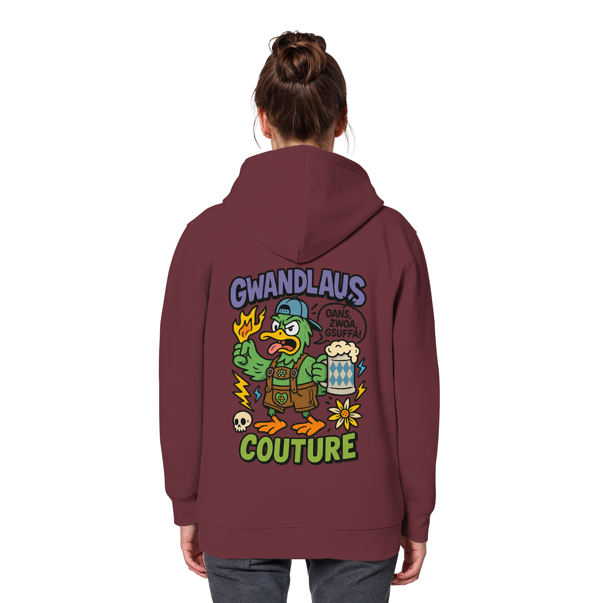 Ente süßsauer - Organic Basic Hoodie