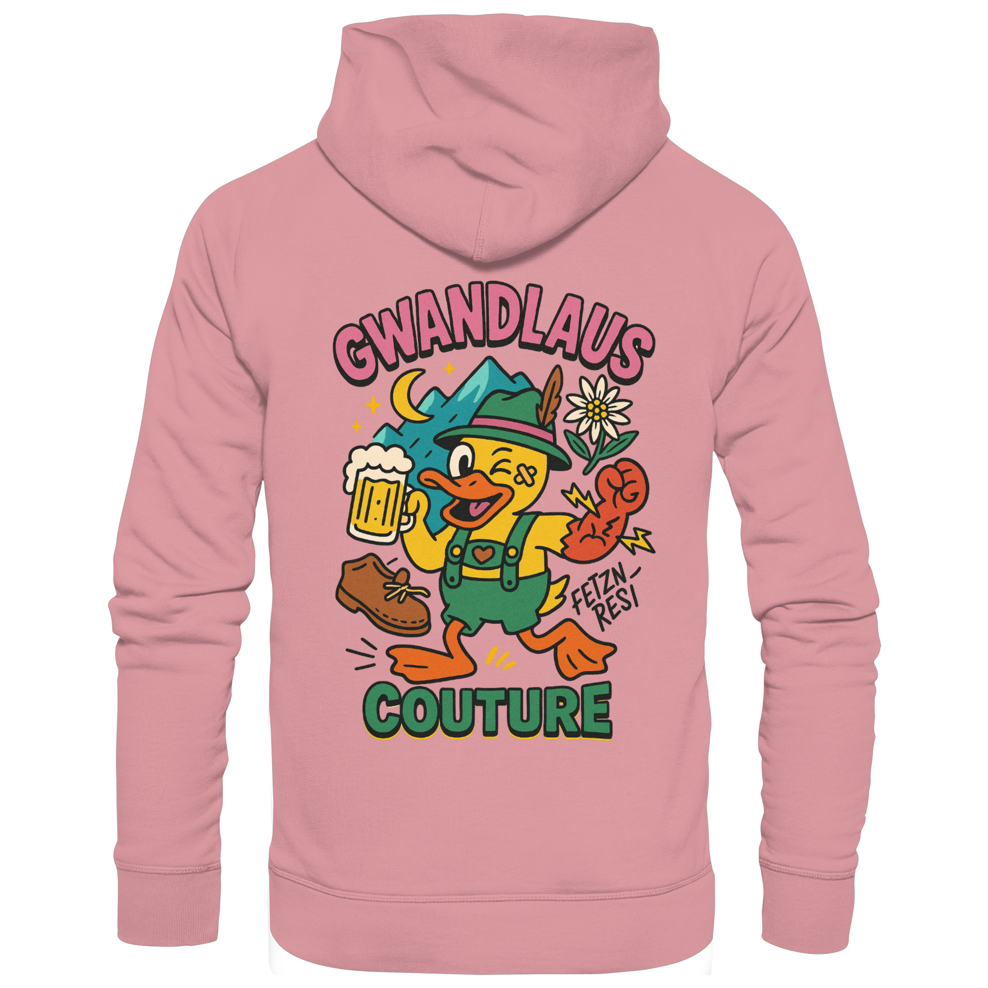 Crazy Duck - Organic Basic Hoodie