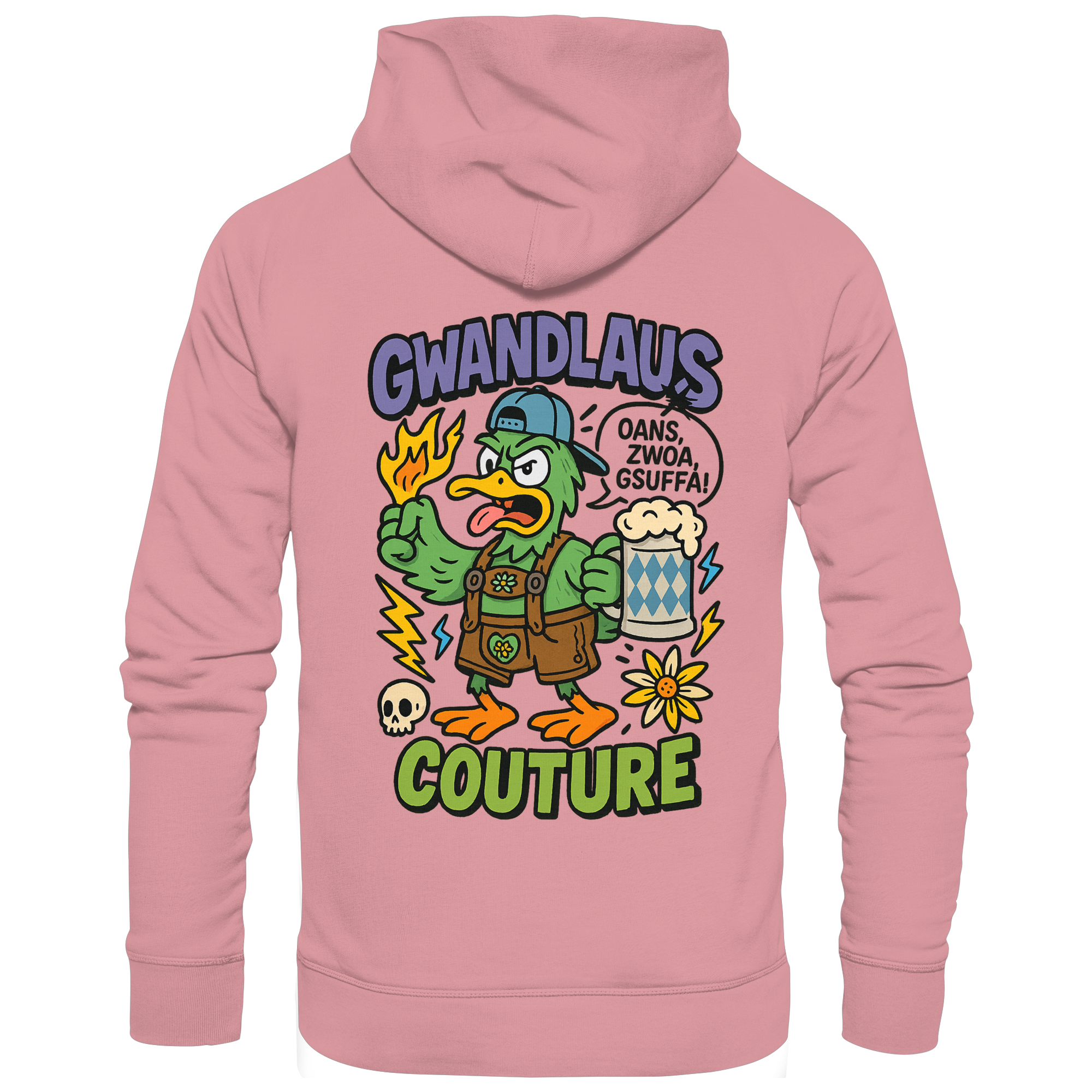 Ente süßsauer - Organic Basic Hoodie