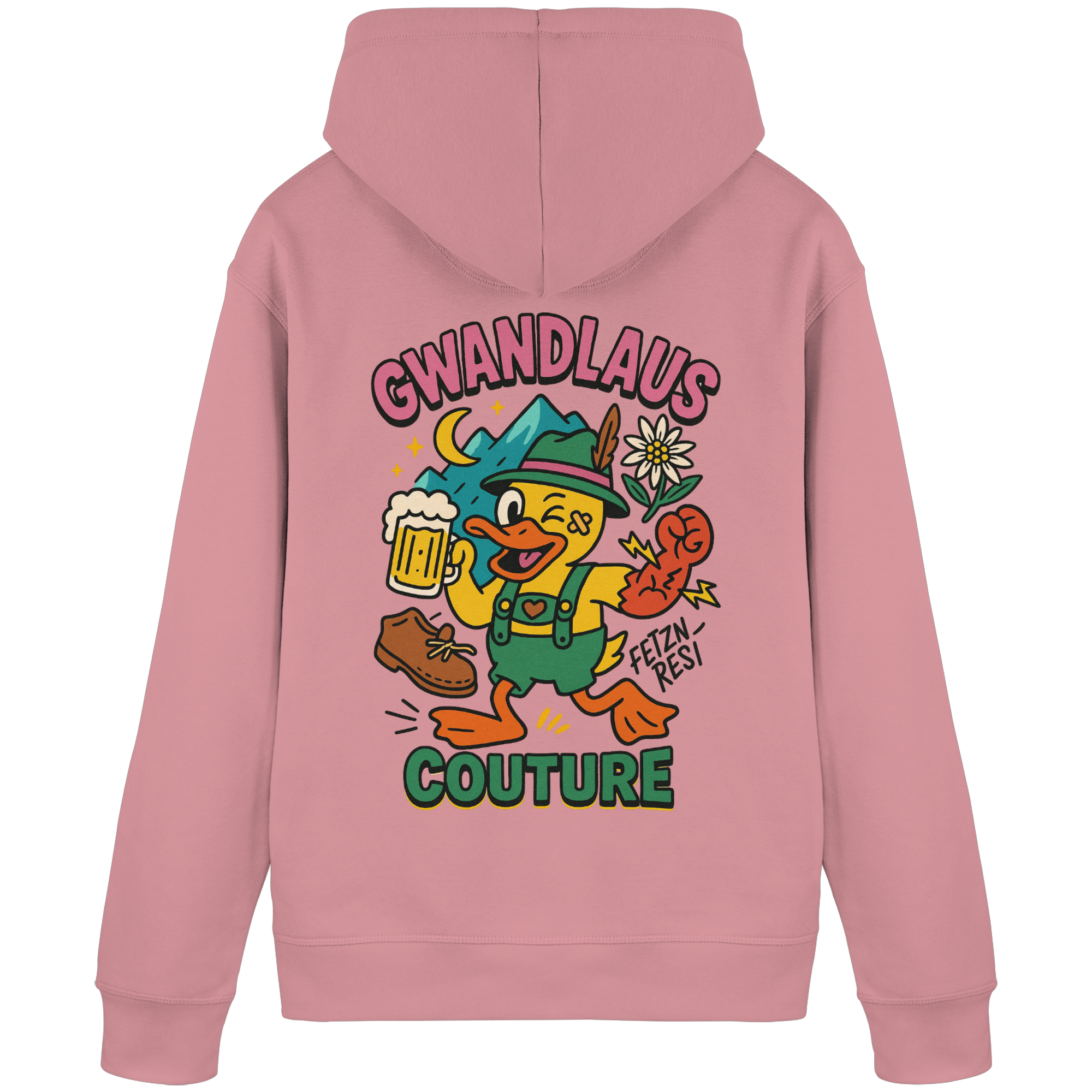 Crazy Duck - Organic Basic Hoodie
