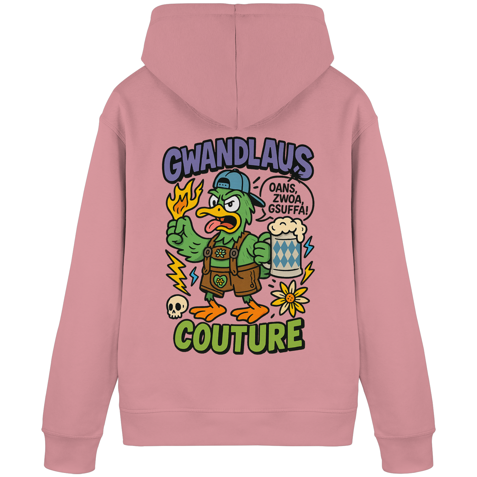 Ente süßsauer - Organic Basic Hoodie