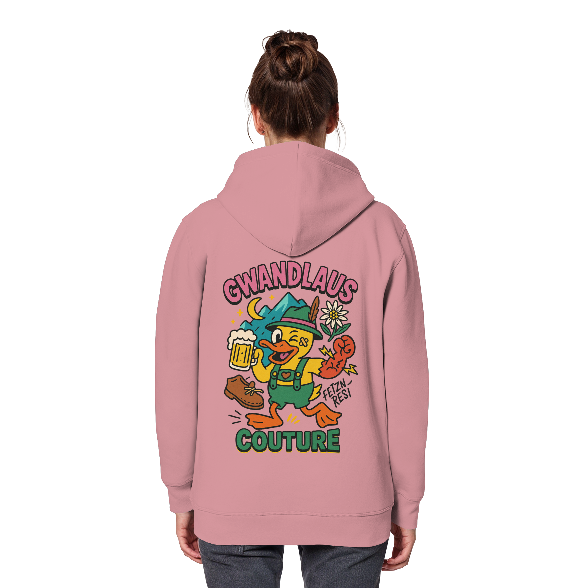 Crazy Duck - Organic Basic Hoodie