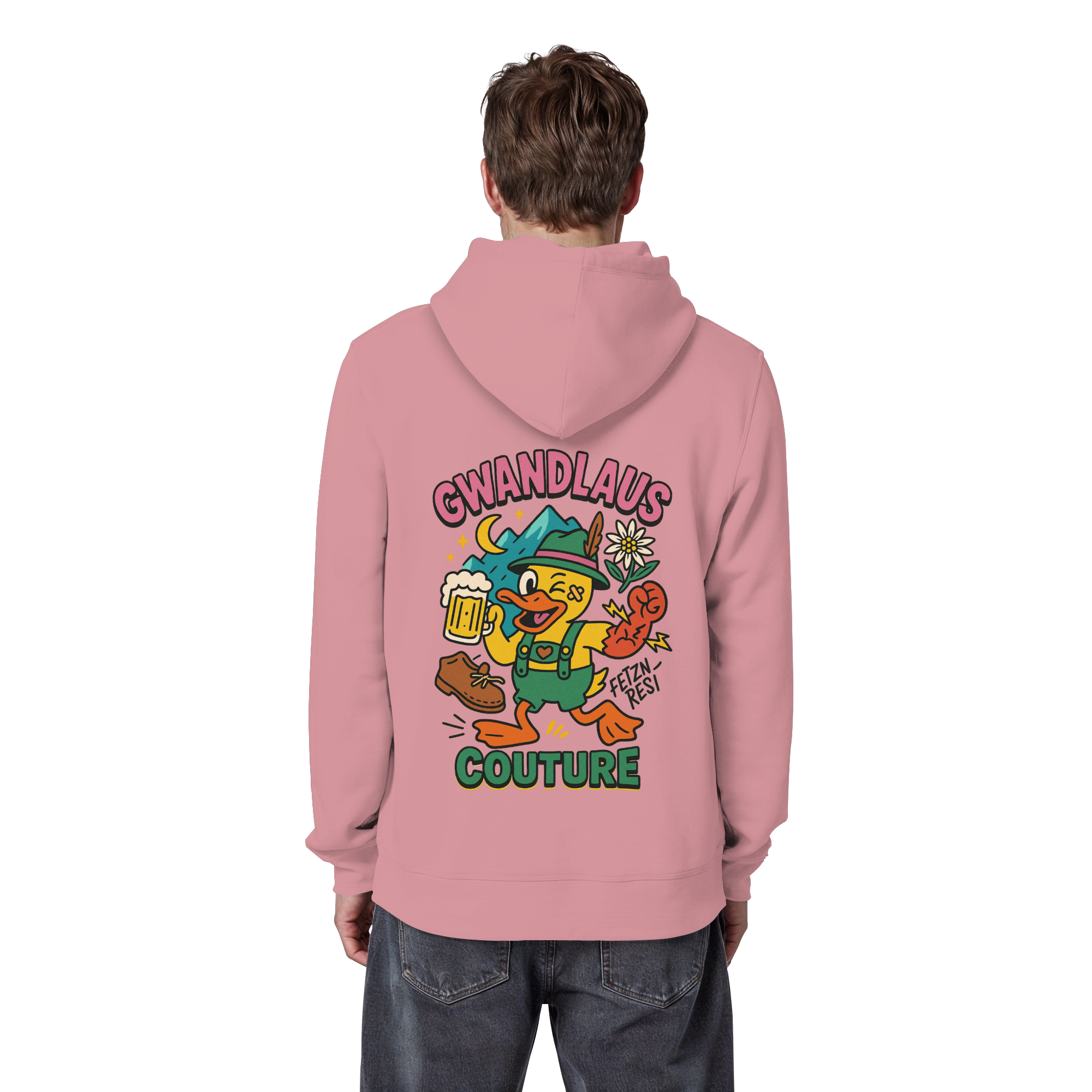 Crazy Duck - Organic Basic Hoodie