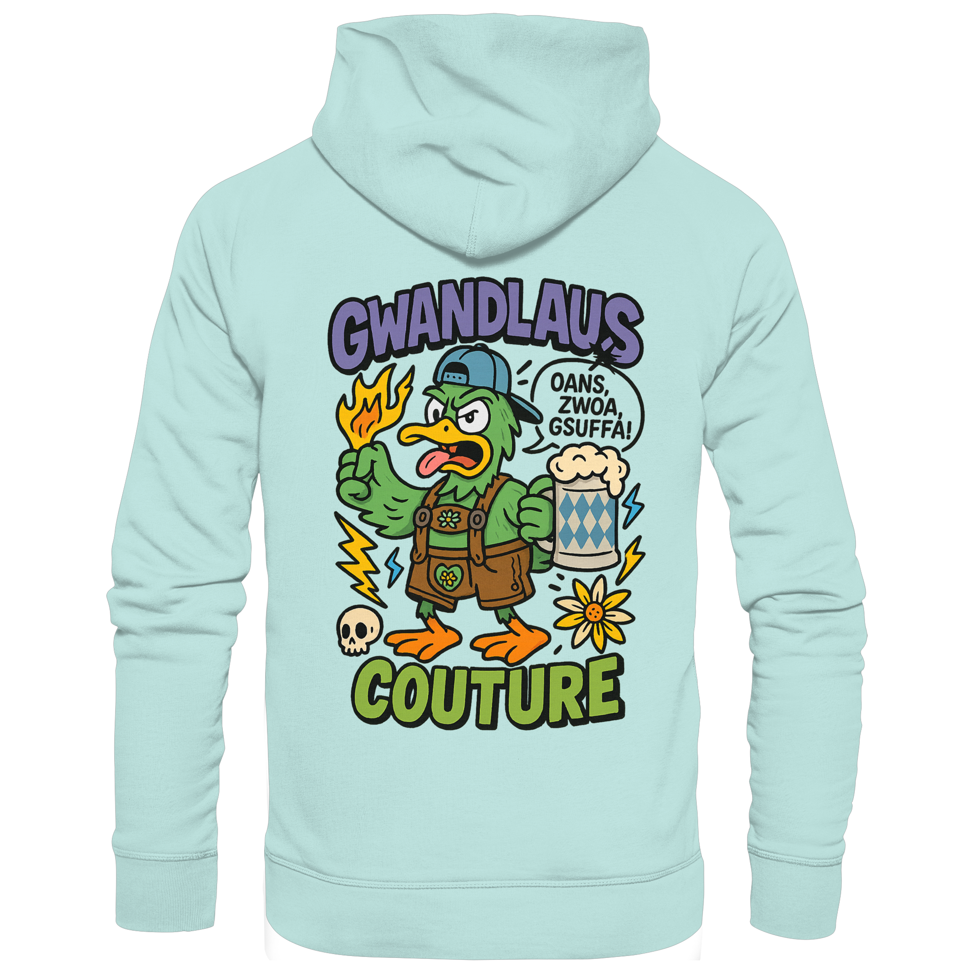 Ente süßsauer - Organic Basic Hoodie