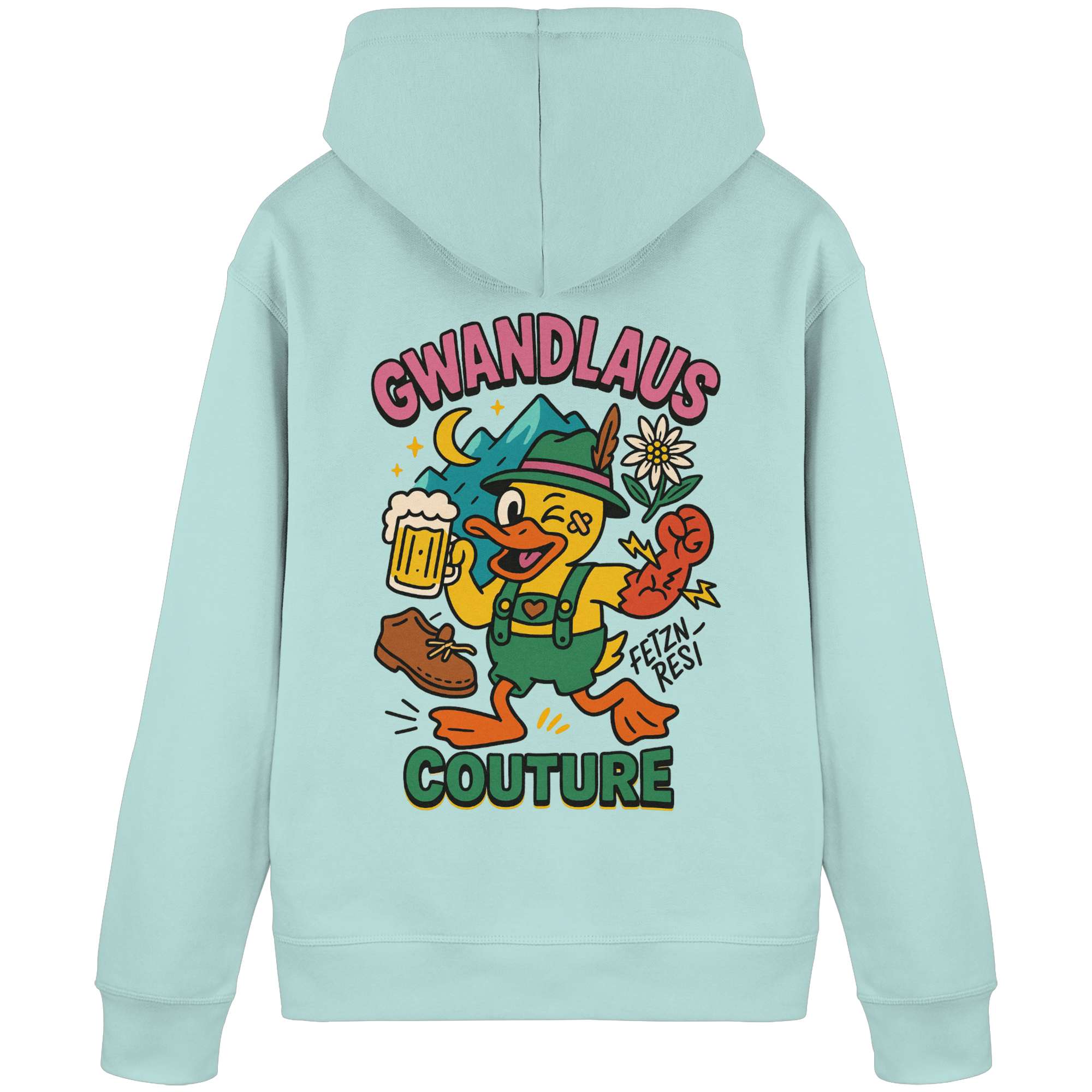 Crazy Duck - Organic Basic Hoodie