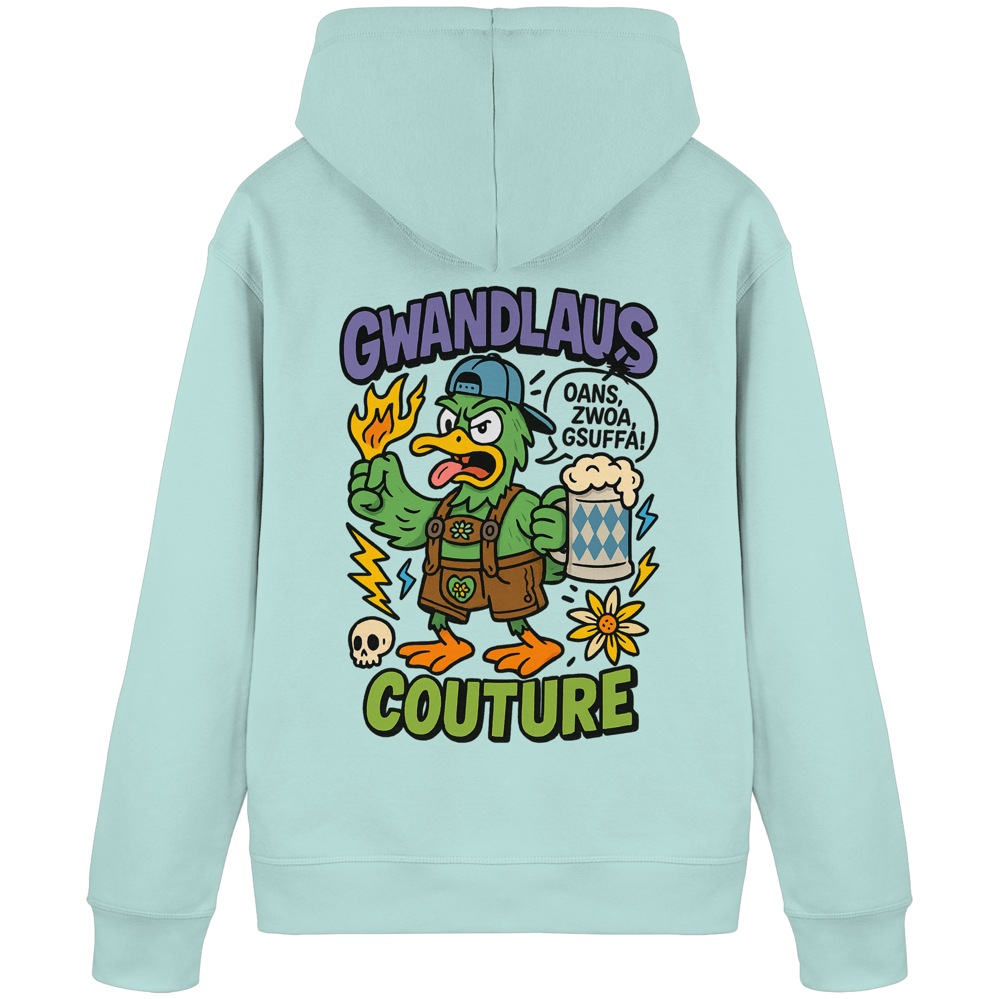 Ente süßsauer - Organic Basic Hoodie